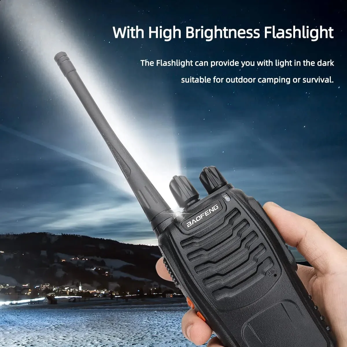 1/2 PCS Baofeng BF 888S Walkie Talkie UHF 400 470MHz 888s Long Range Two Way Ham Radios Transceiver for Hunting Hotel