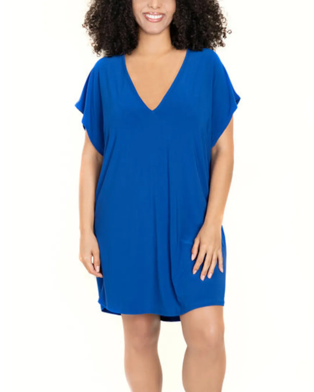 2024 Jordan Taylor Cut Out V Neck Tunic (More colors available) - Cot19030