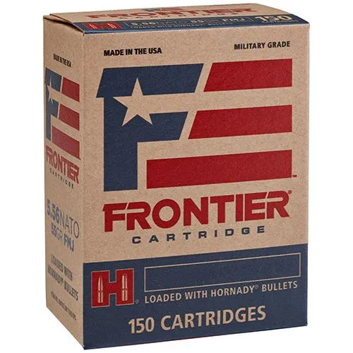 223 Remington - Frontier Cartridge Military Grade, 55 Grains, Full Metal Jacket, Per 150