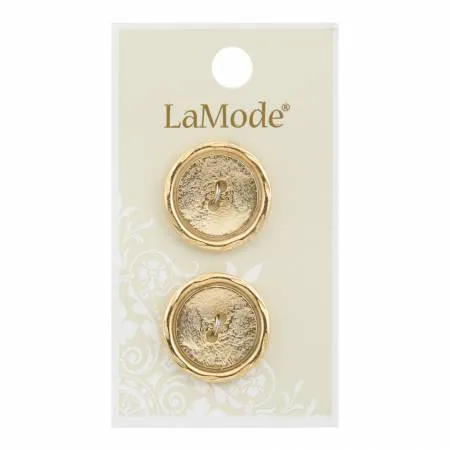 7/8" Gold Metal Buttons | LaMode