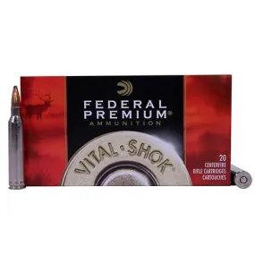 7mm Remington Magnum - Premium Vital-Shok, 165 Grains, Sierra GameKing Boat Tail, Per 20