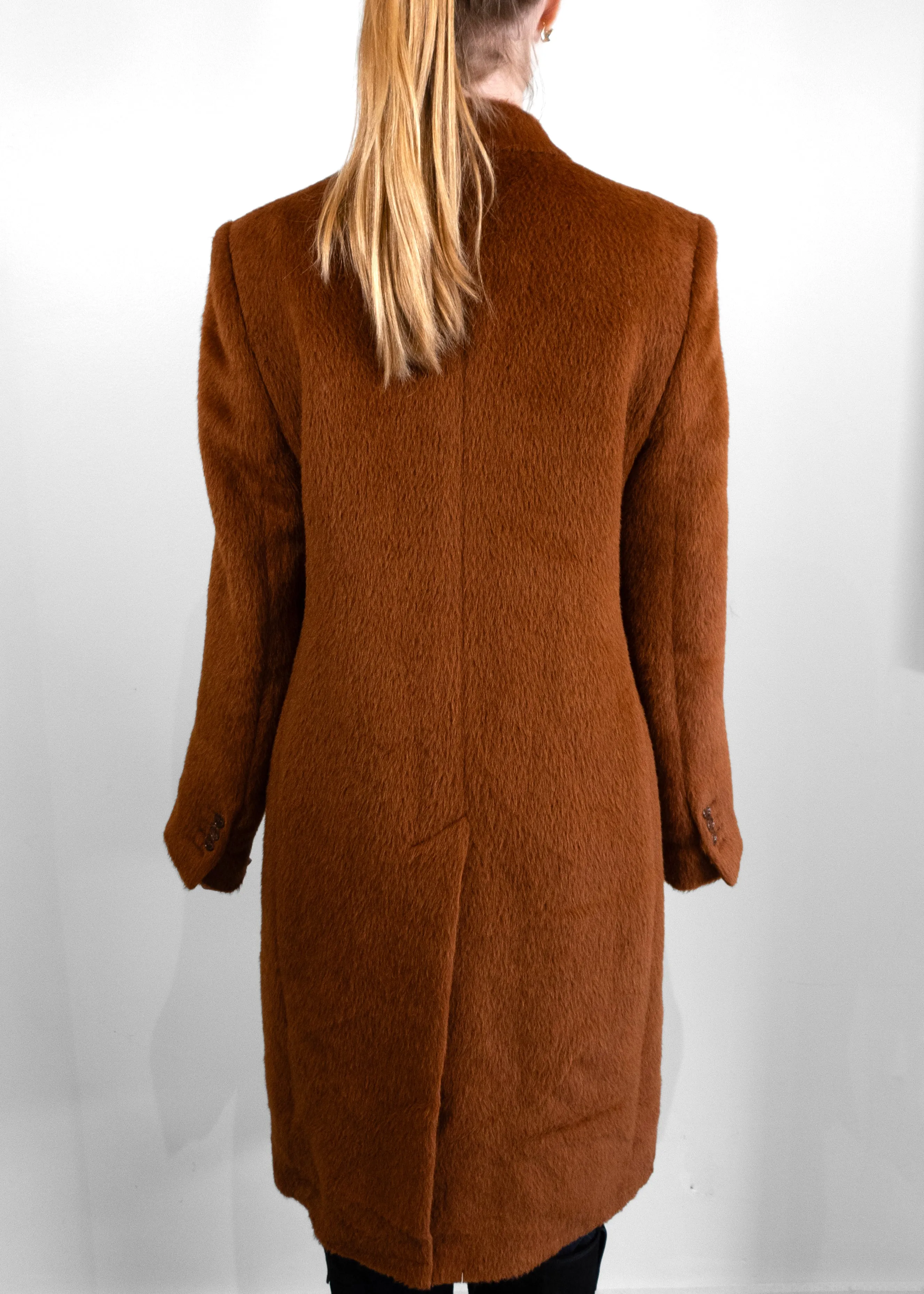 Acne Studios Brown Onita Alpaca and Wool-Blend Coat