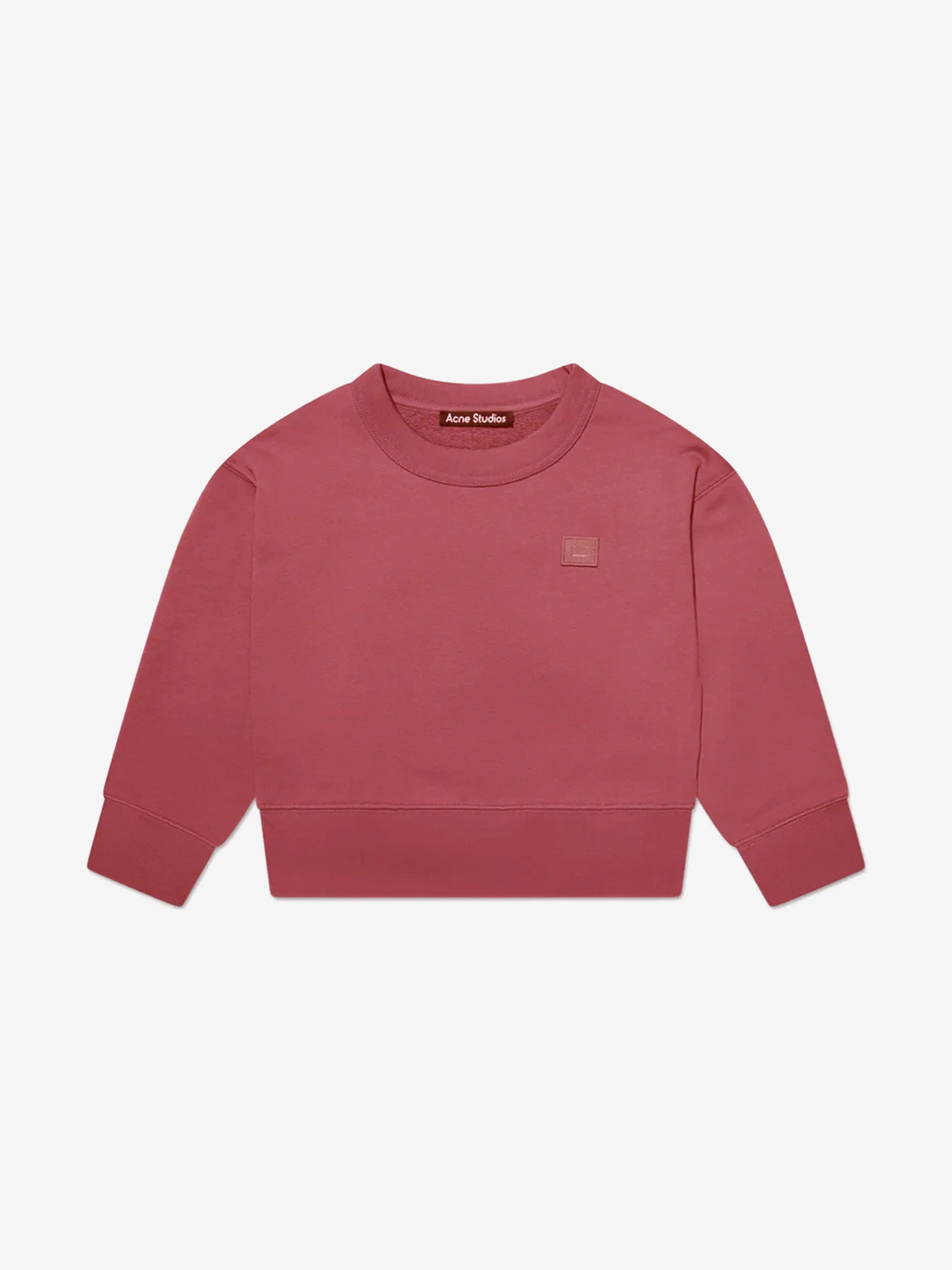 Acne Studios Kids Crewneck Sweatshirt in Red