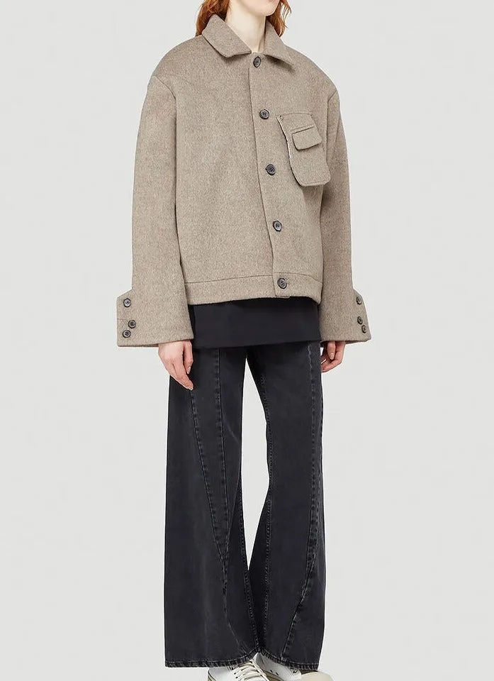 Ader Error Drop-Shoulder Coat