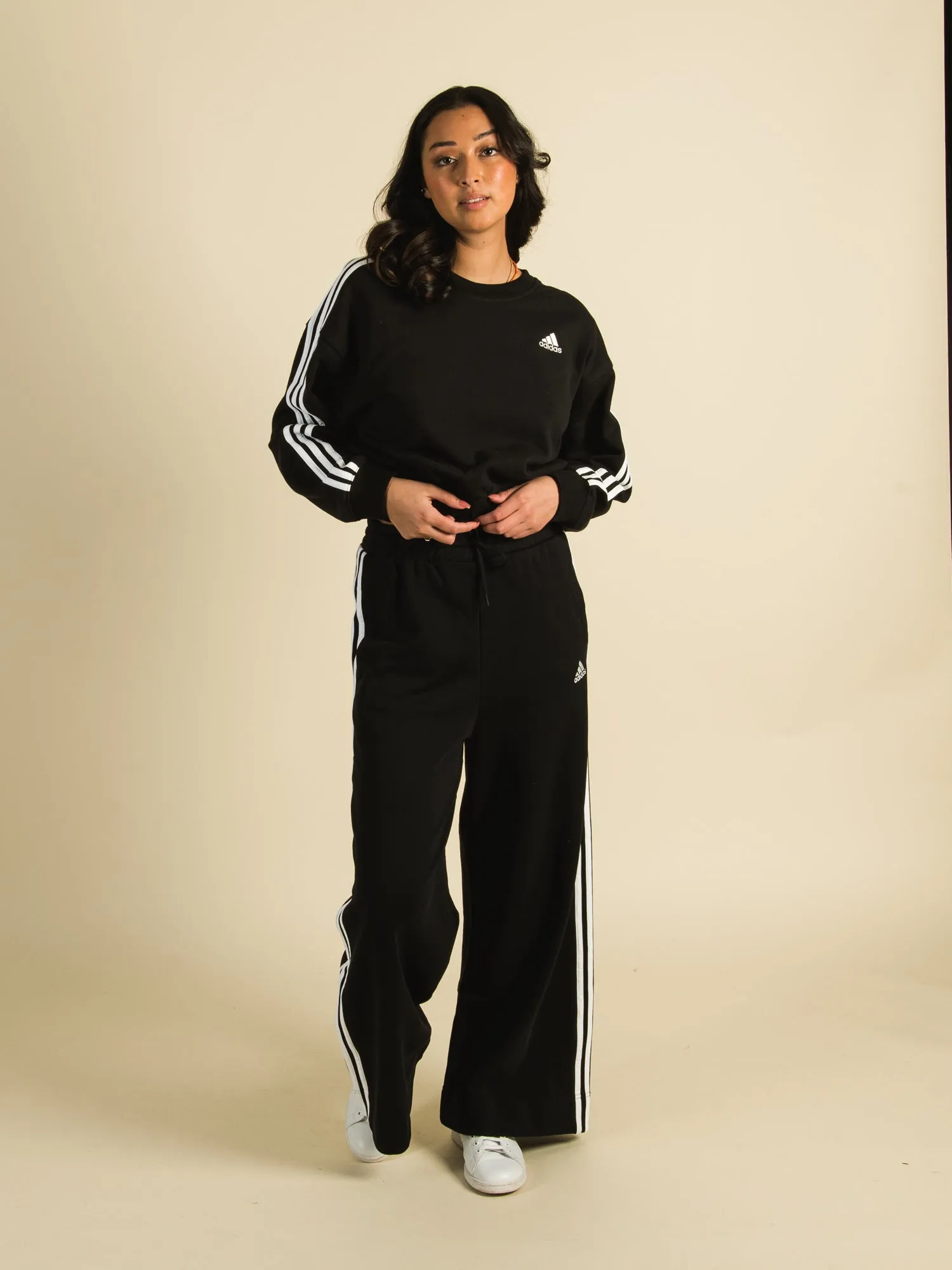 ADIDAS 3-STRIPES WIDELEG SWEATPANTS - CLEARANCE