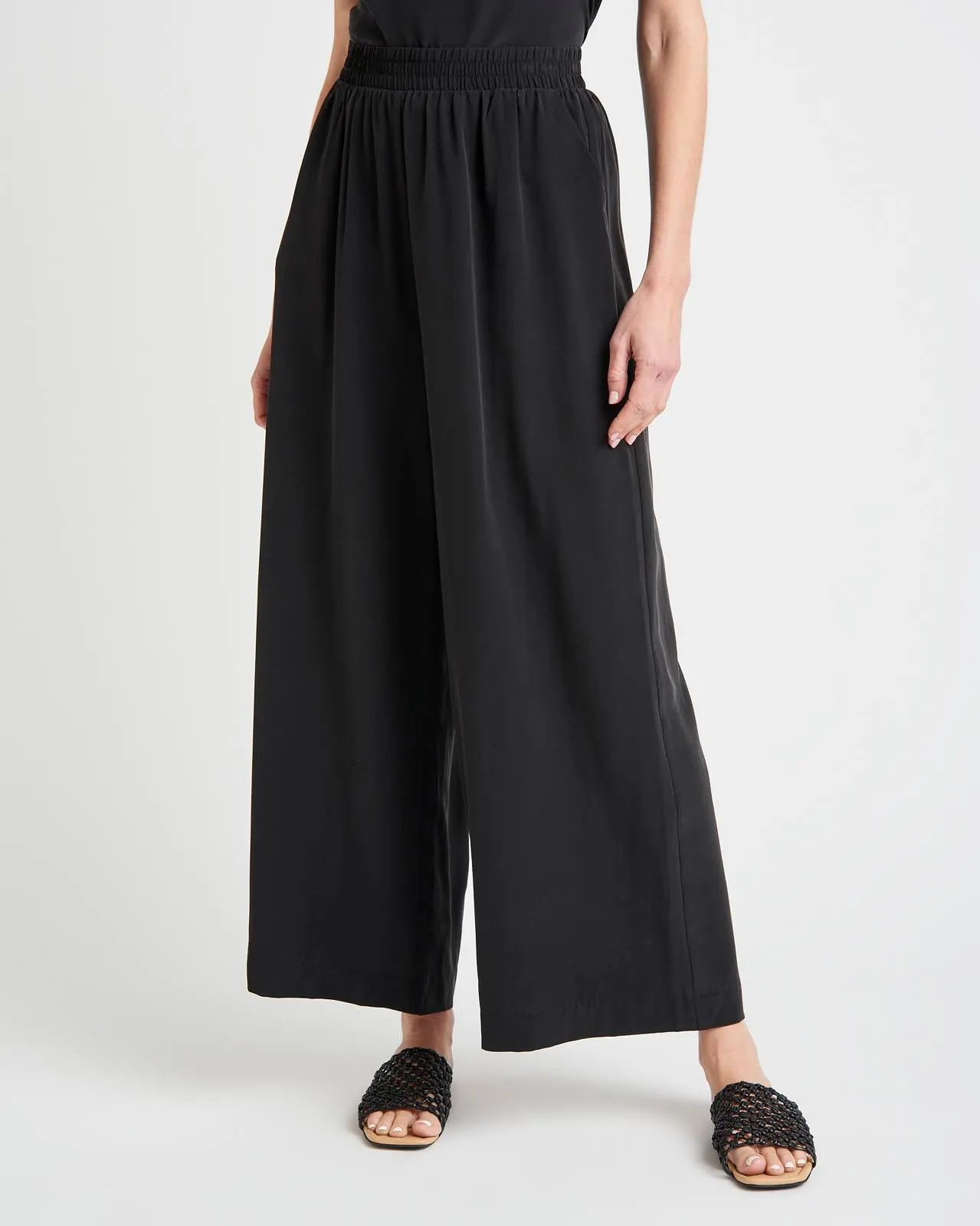 Alessandra Silk Wide Leg Pant