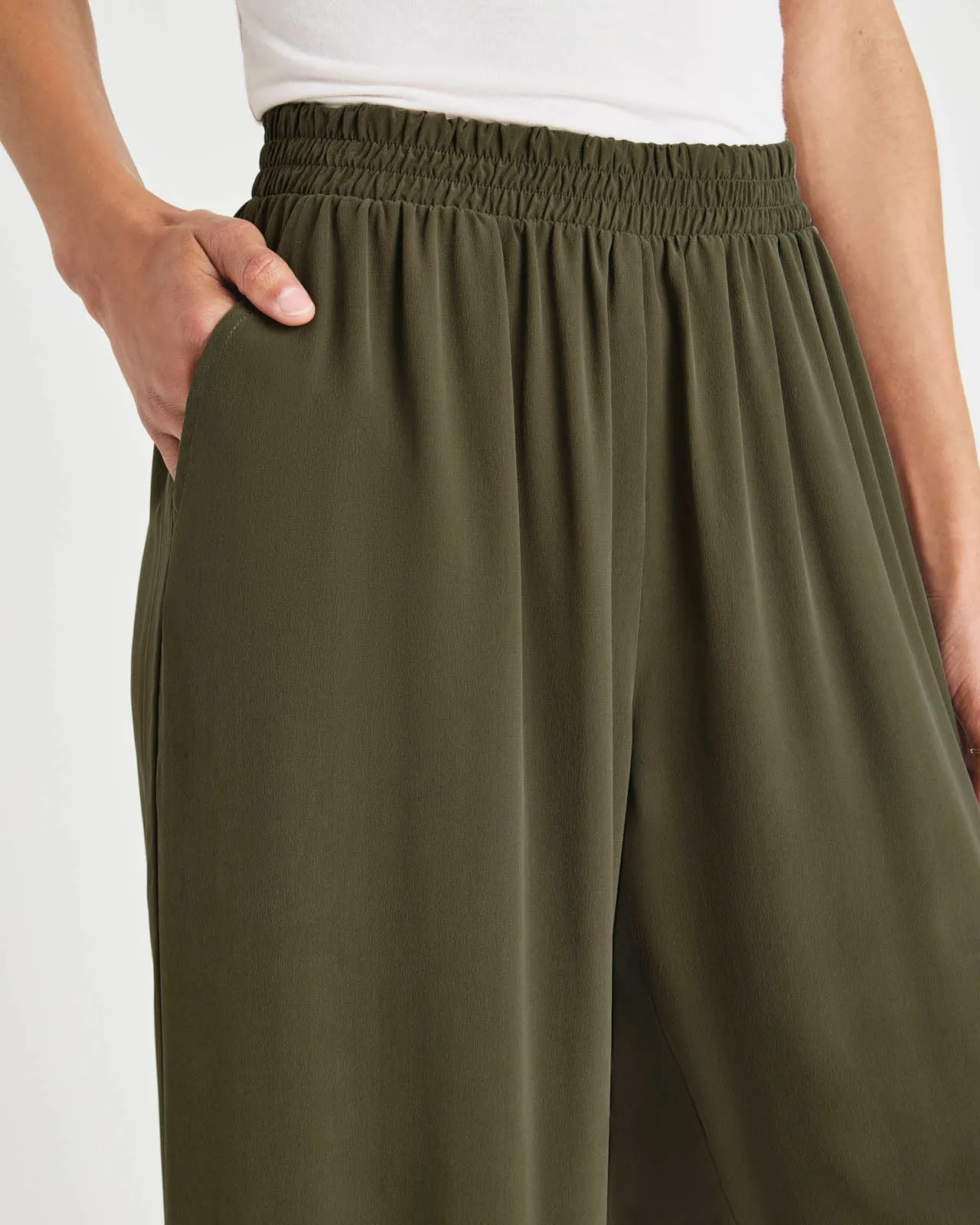 Alessandra Silk Wide Leg Pant