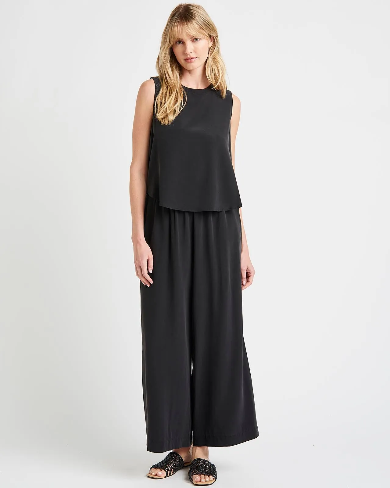 Alessandra Silk Wide Leg Pant