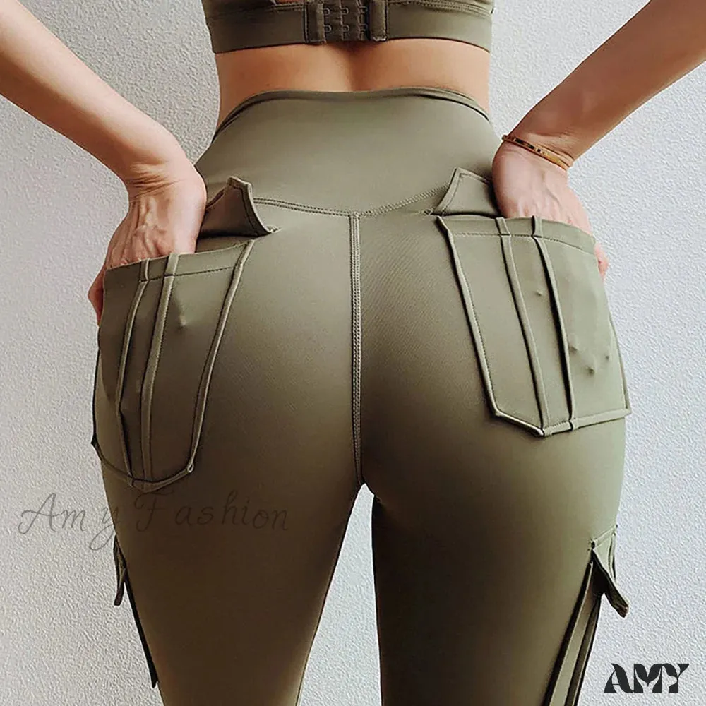 Amy Fashion - Fitness Riding Pants Yoga Pants