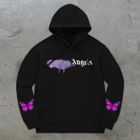 Angel Butterfly Statement Long Sleeve Hoodie