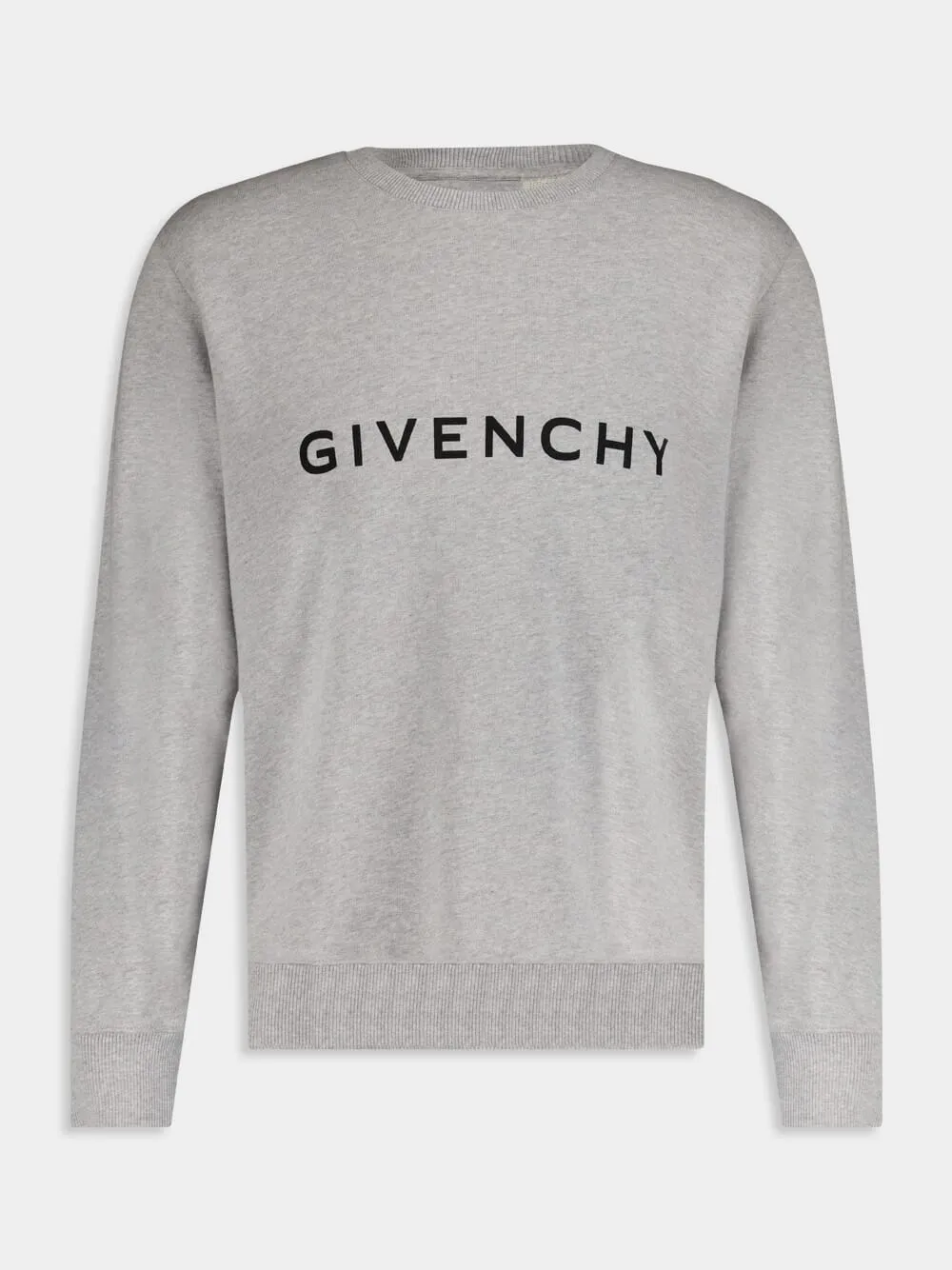 Archetype Slim Fit Grey Fleece Sweatshirt