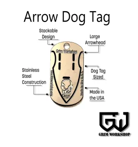 Arrowhead Dog Tag : Arrowhead Survival Necklace