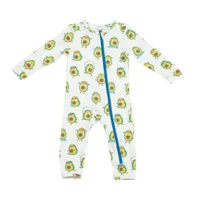 Avo-cize Zipper Romper Size 0-3 Months