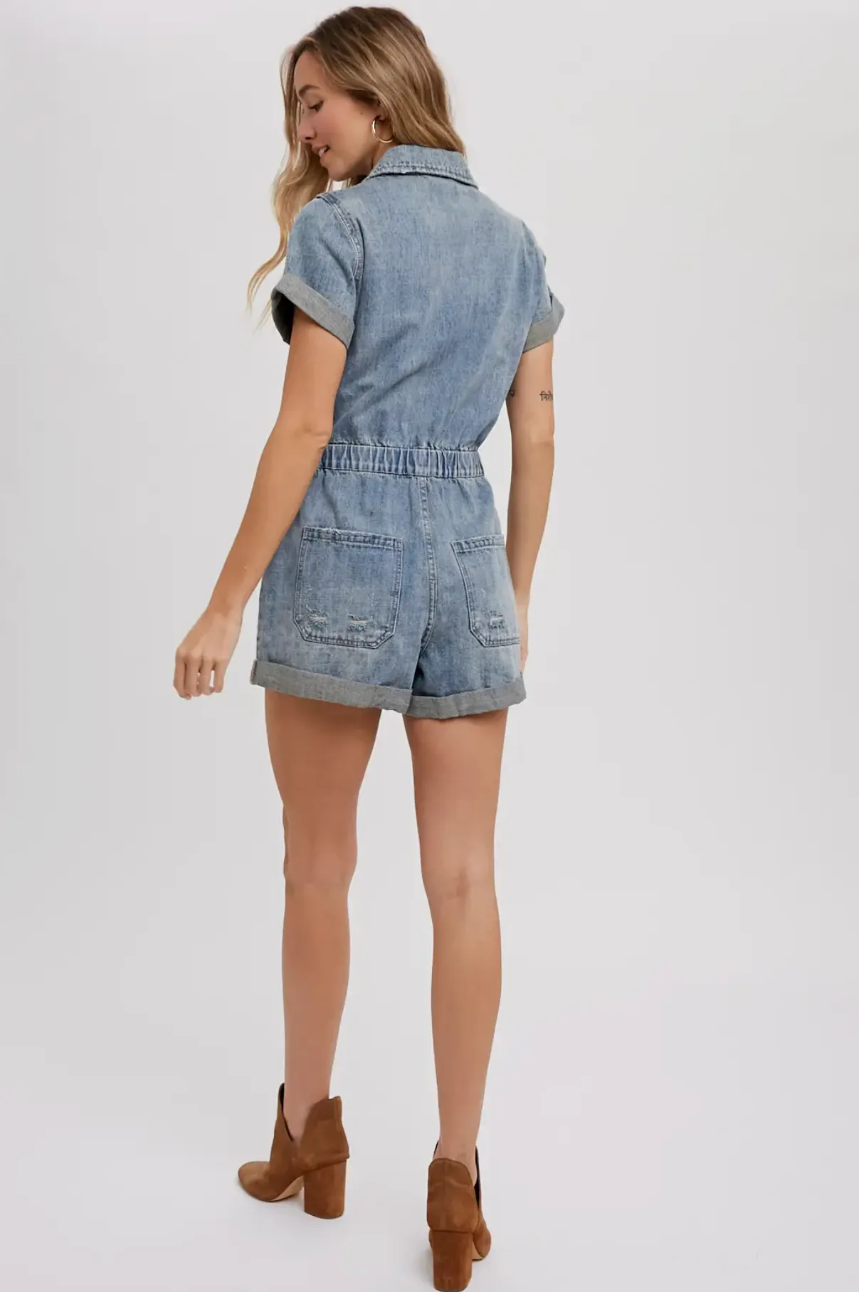 Baby Blues Denim Romper