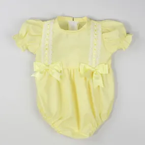 Baby Girls Romper - Lemon