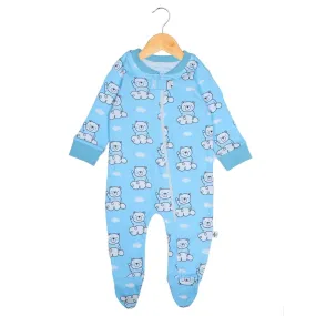 Baby Zipper Romper - Hello Bear