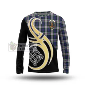 Baird Dress Tartan Long Sleeve T-Shirt with Family Crest and Celtic Symbol Style