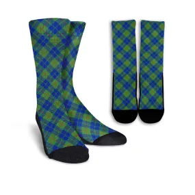 Barclay Hunting Ancient Tartan Crew Socks Cross Tartan Style