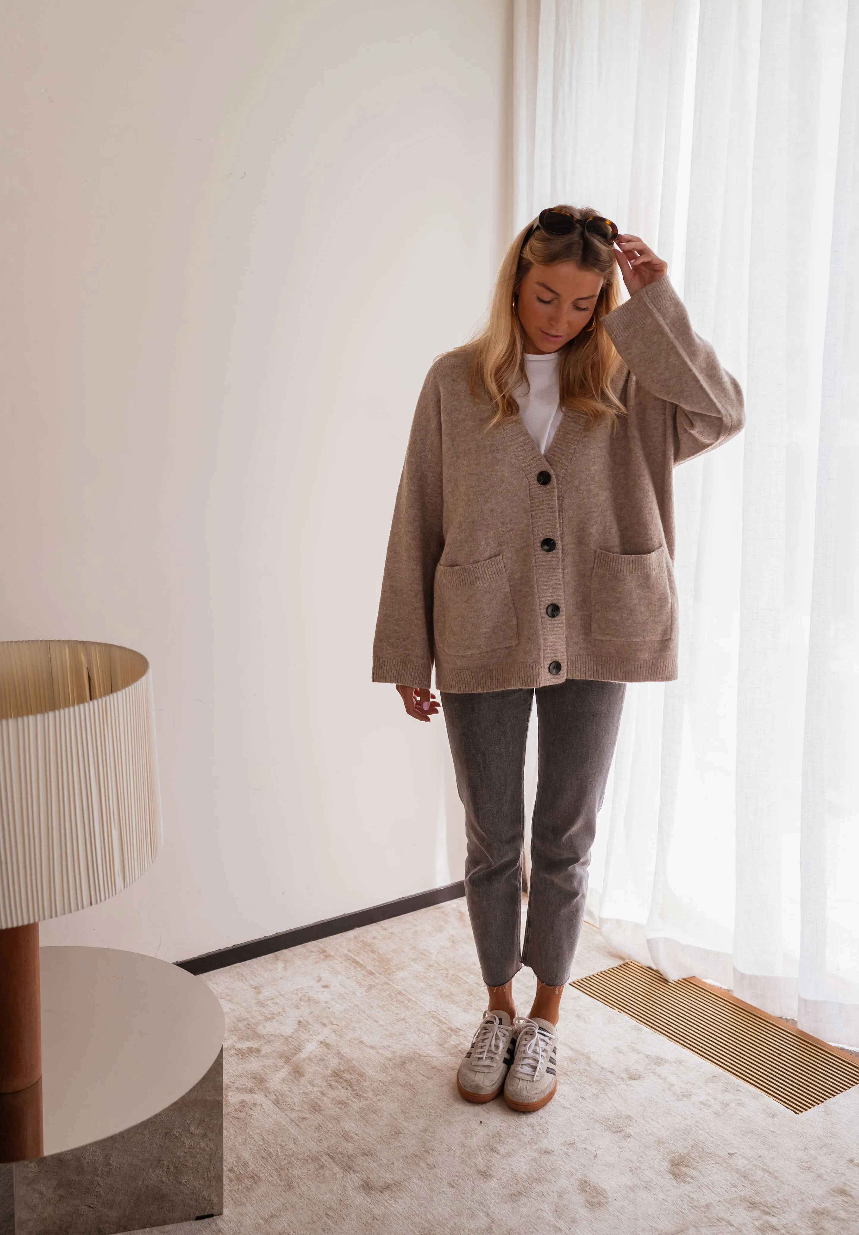 Beige Marta Cardigan