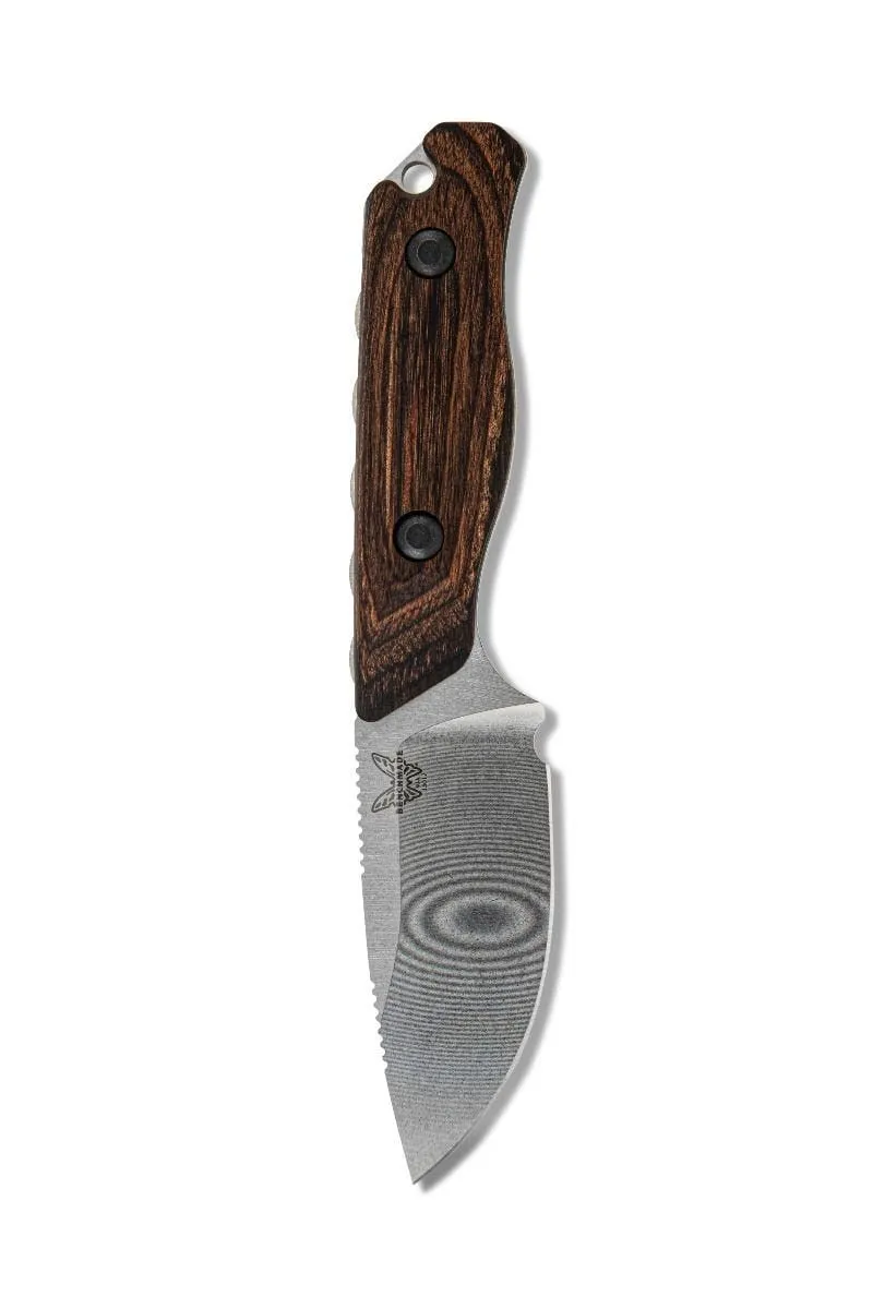 Benchmade 15017 Hidden Canyon Hunter Fixed Blade Knife 2.79in S30V Steel Blade - Leather Sheath