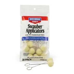 Birchwood Casey Swauber Applicators - 20 Pack