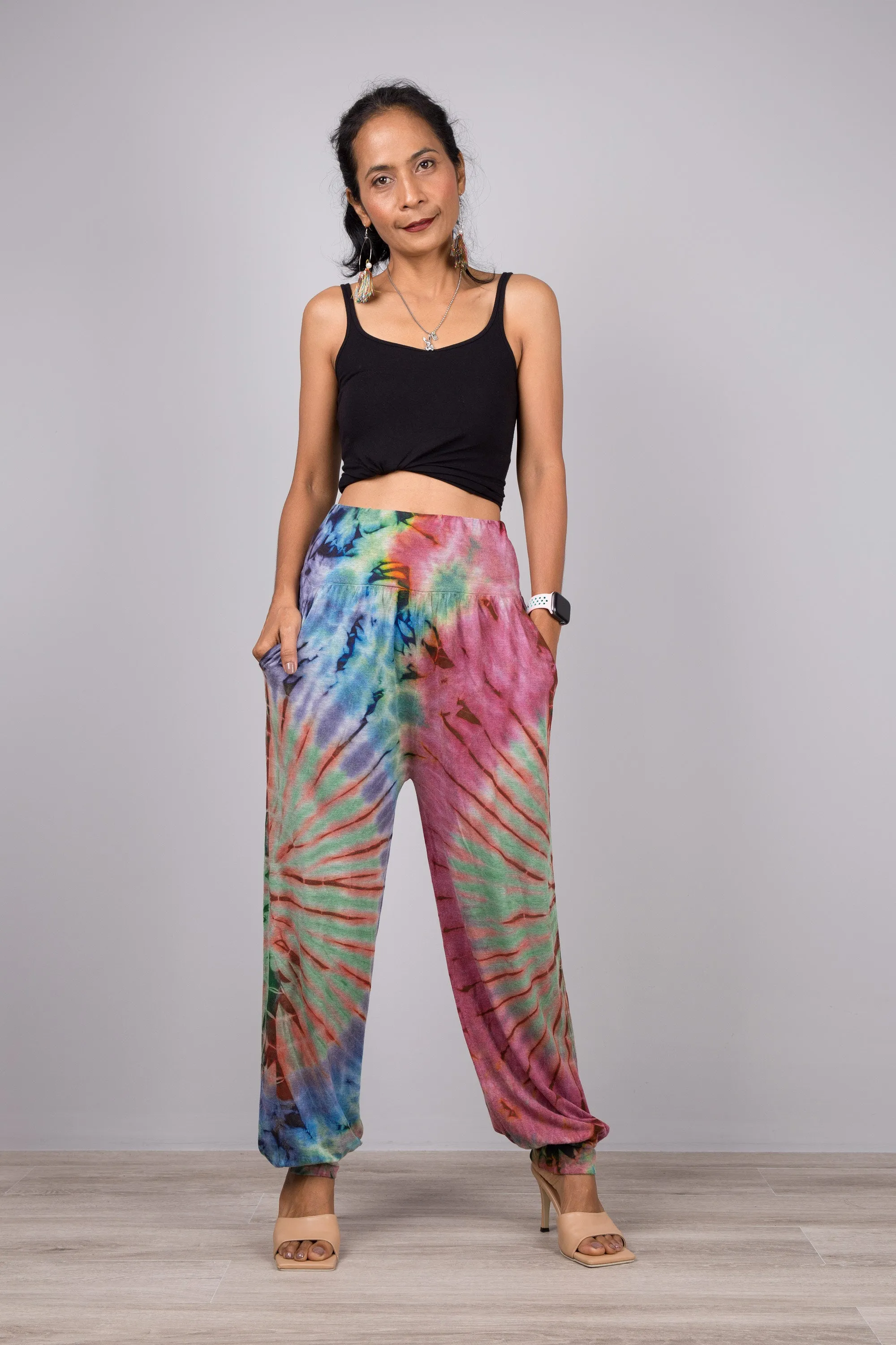 Blue Tie Dye pants