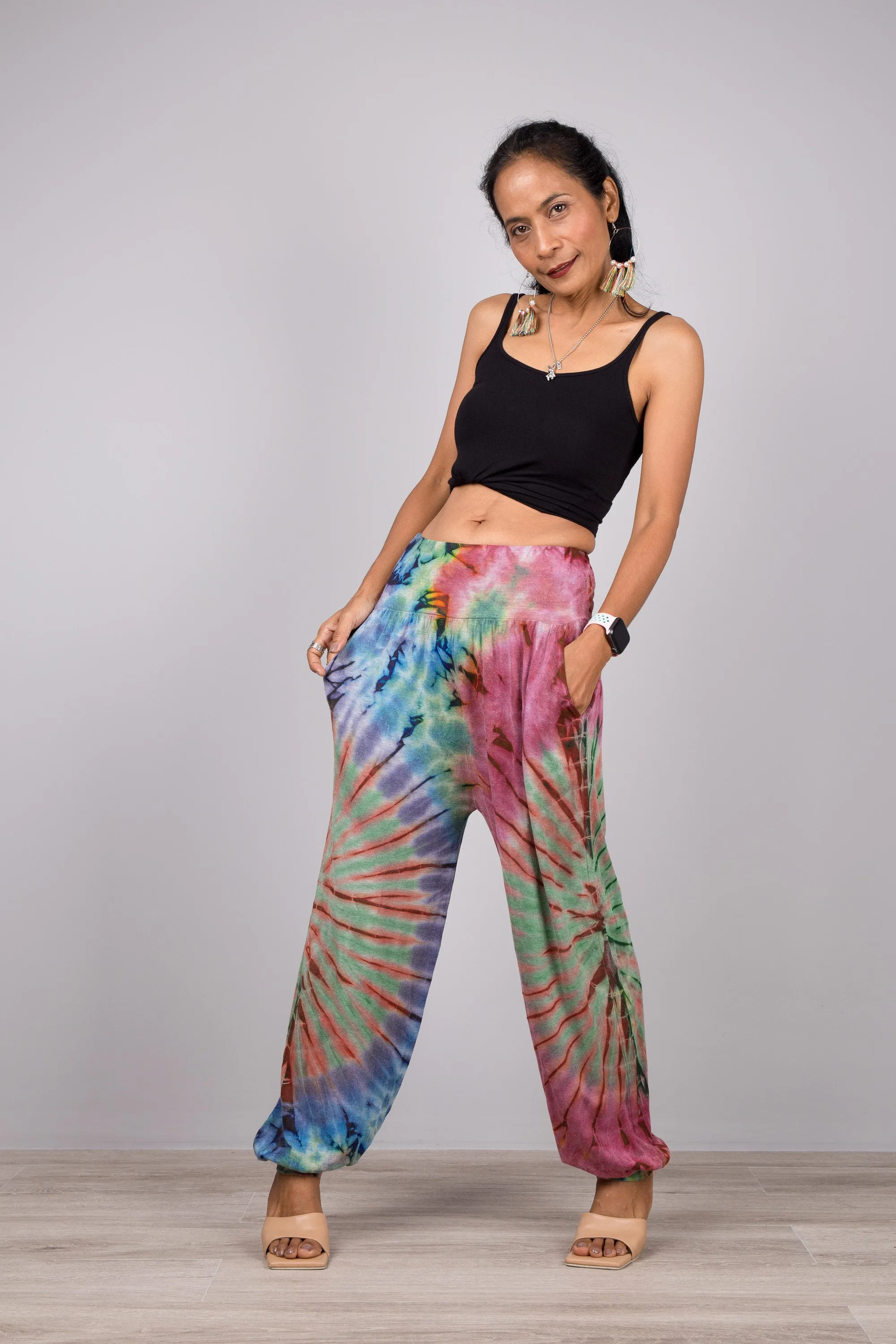 Blue Tie Dye pants