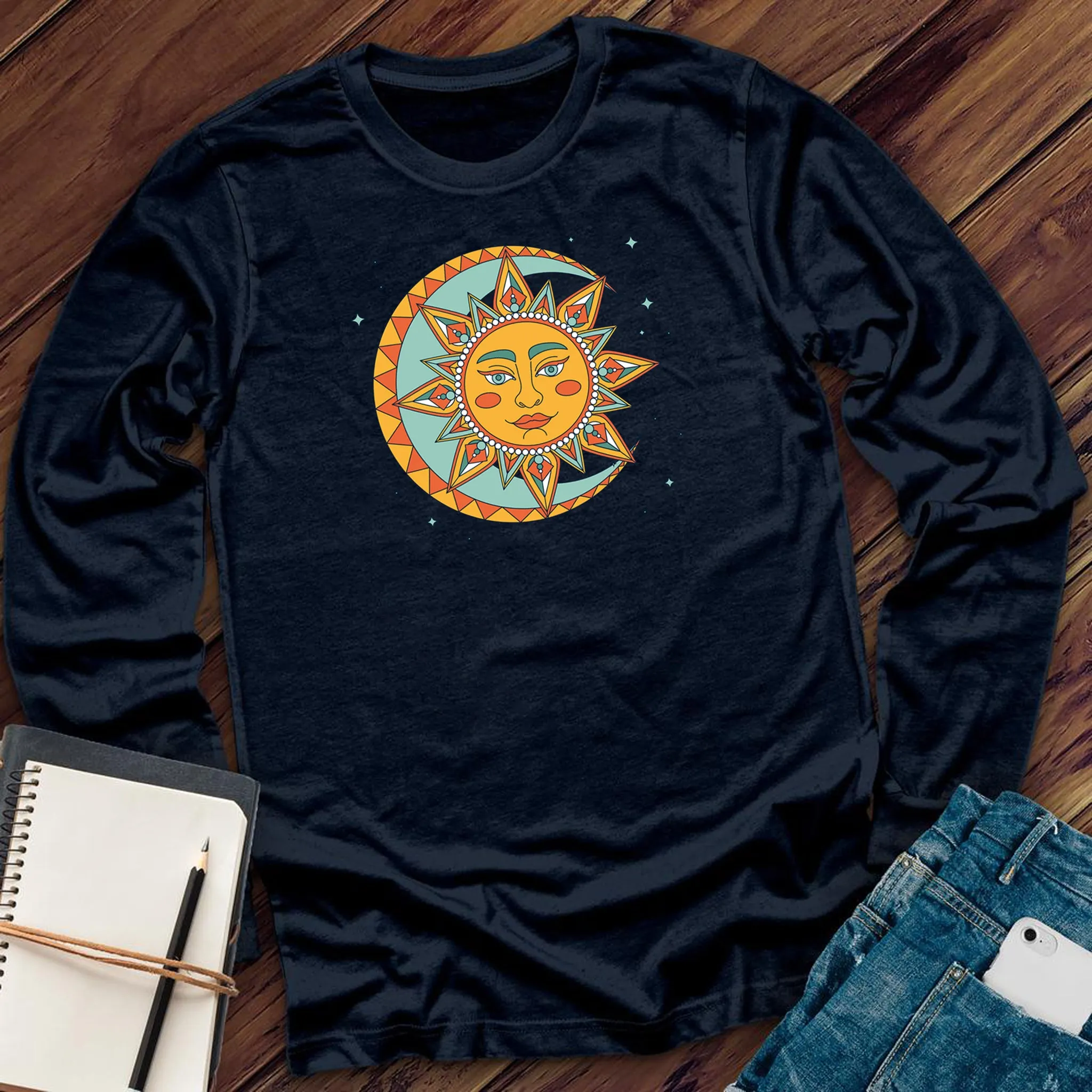 Boho Lunar Sun Long Sleeve