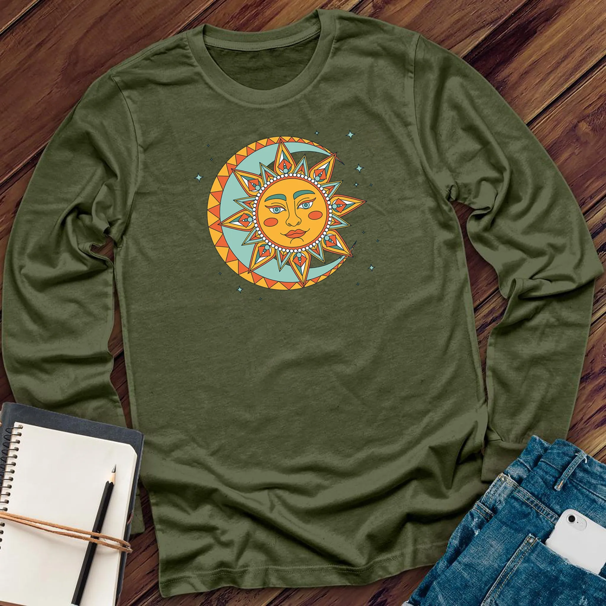 Boho Lunar Sun Long Sleeve