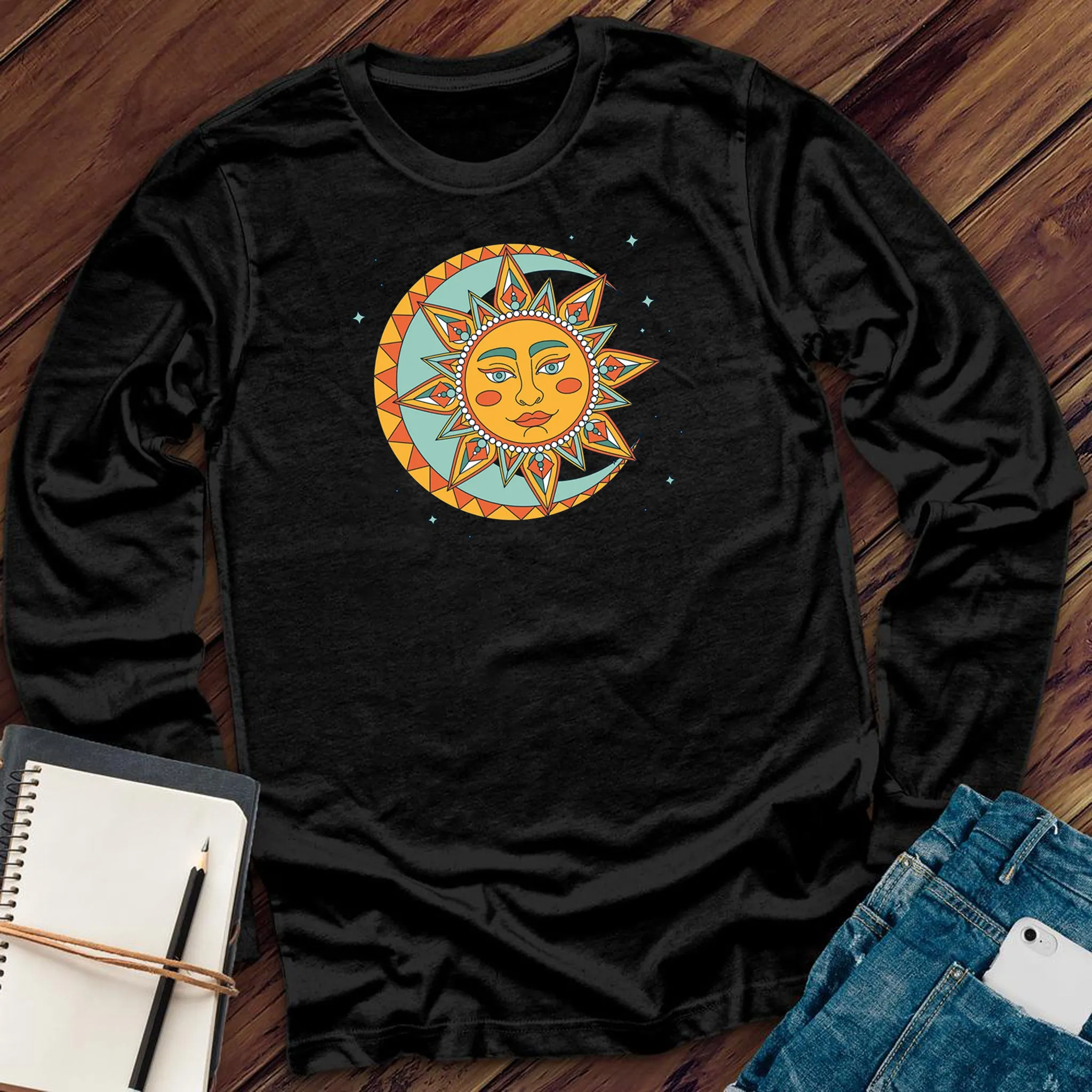 Boho Lunar Sun Long Sleeve