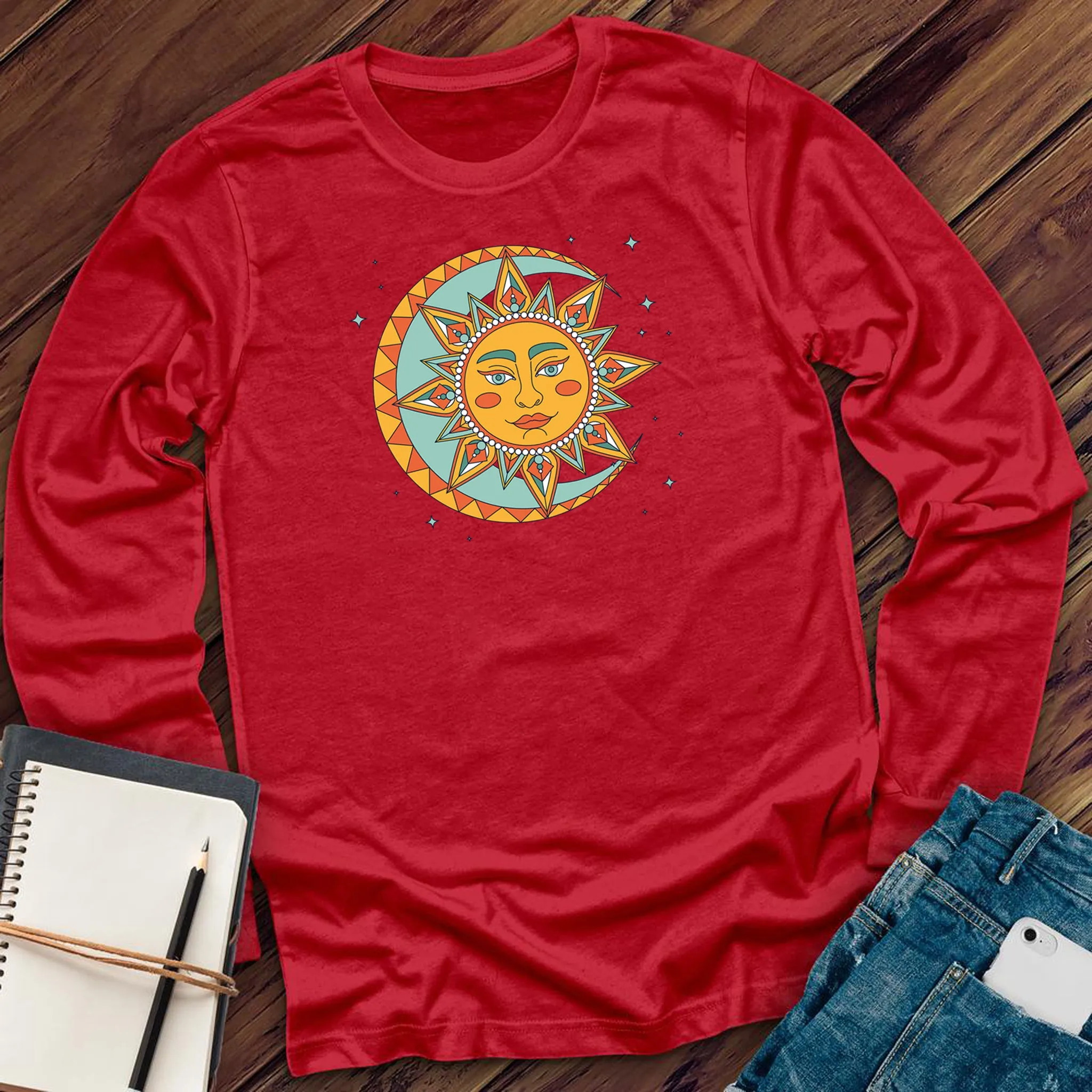 Boho Lunar Sun Long Sleeve