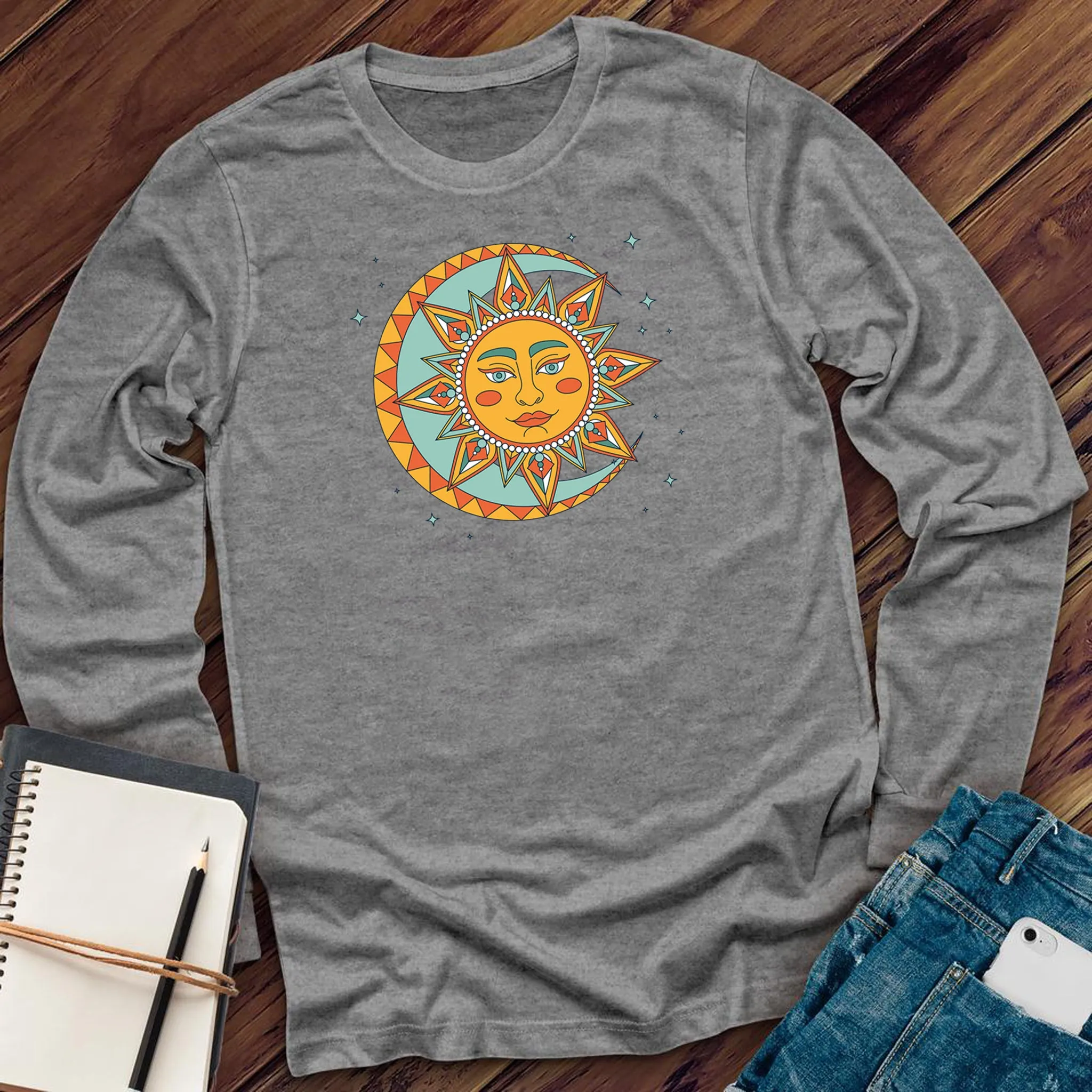 Boho Lunar Sun Long Sleeve