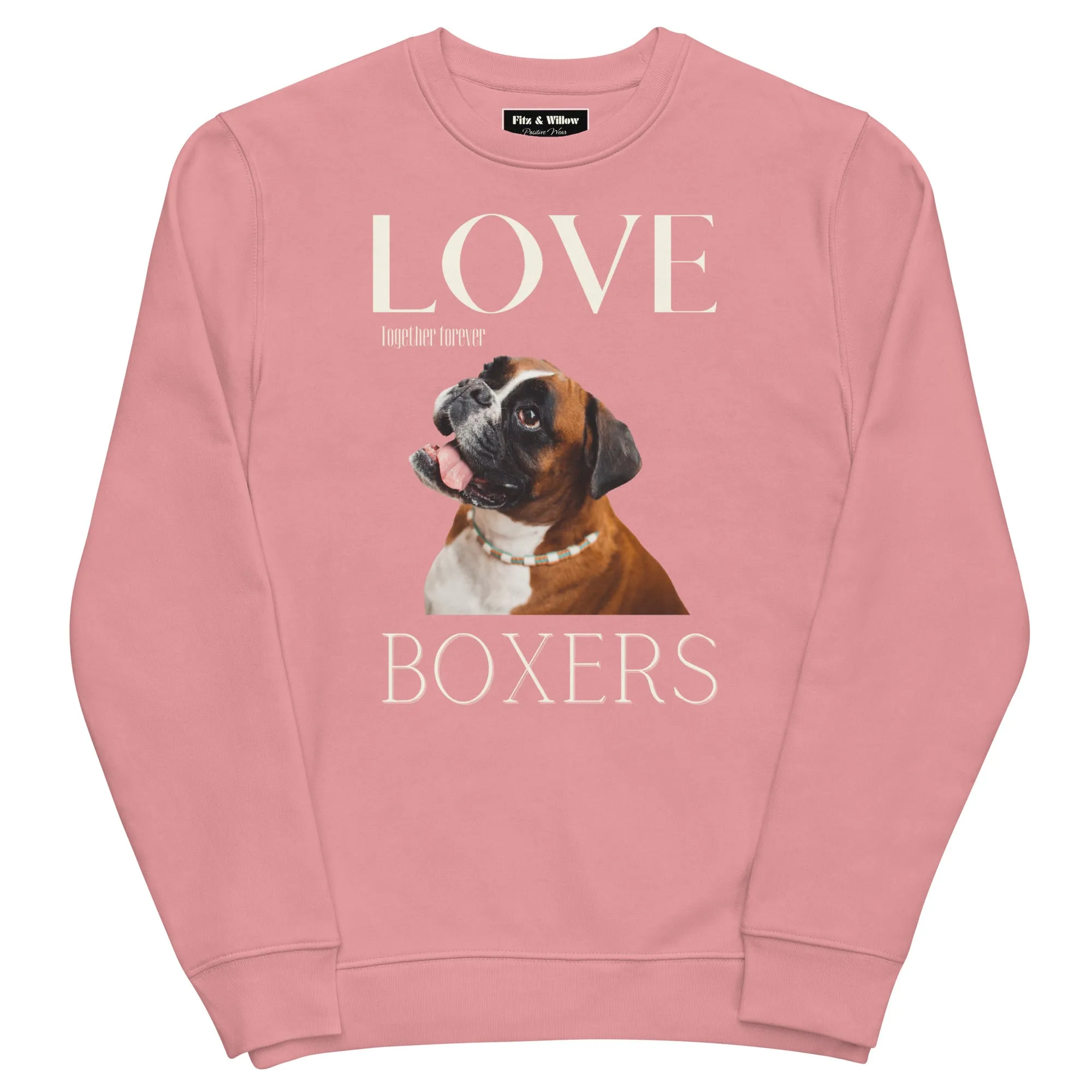 Boxer dog lovers, sweatshirt Unisex