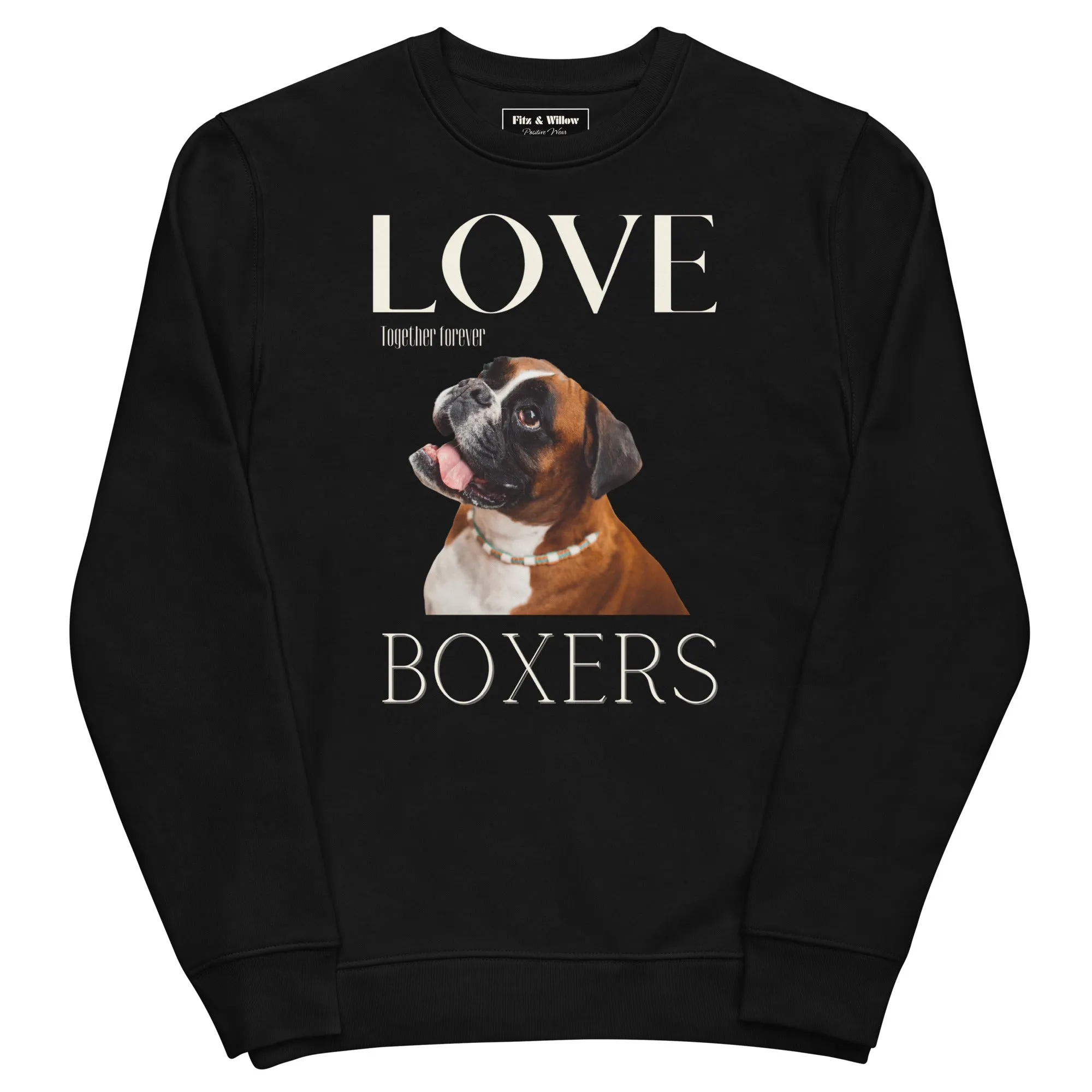 Boxer dog lovers, sweatshirt Unisex