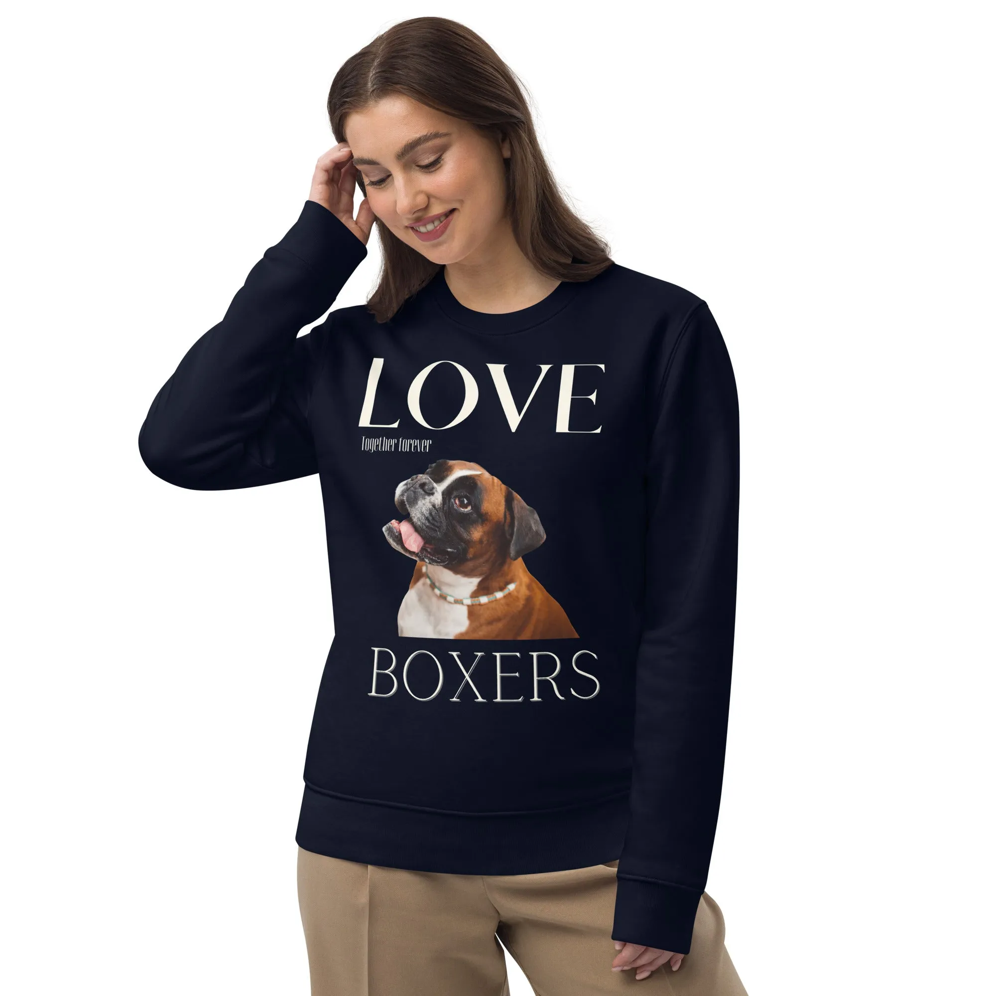 Boxer dog lovers, sweatshirt Unisex