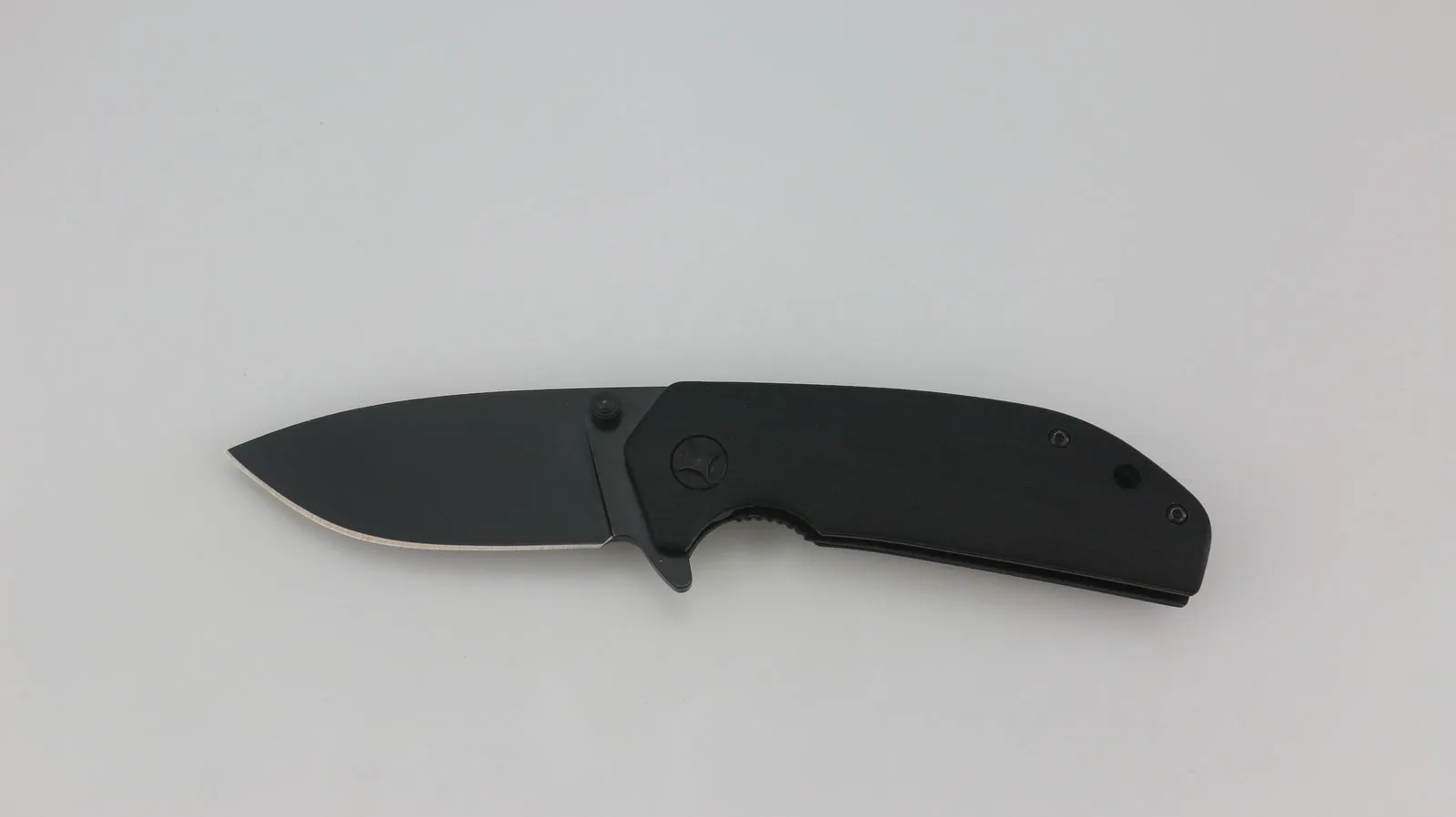 Brown Dog Liner Lock Knife - 95mm Black