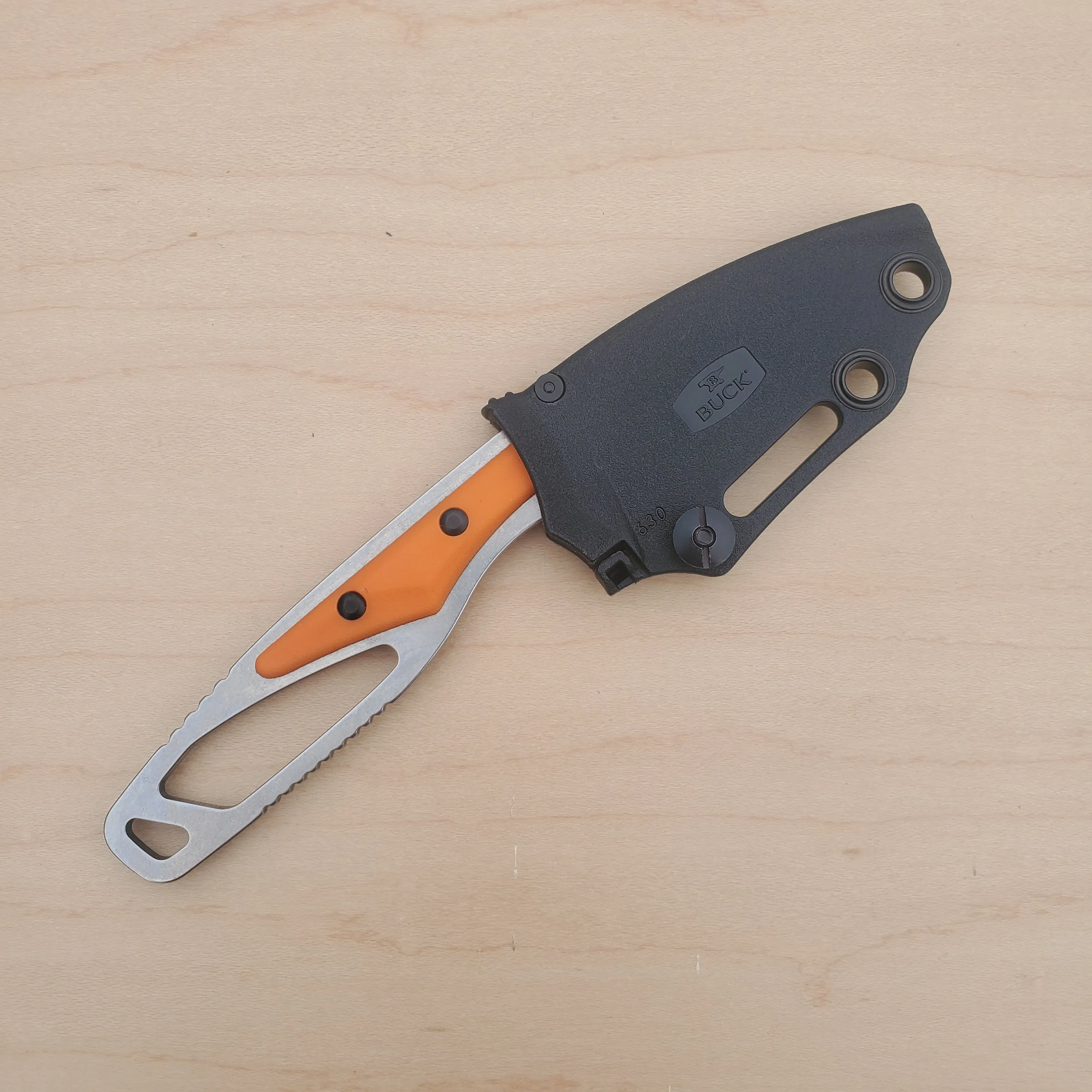 Buck 630 PakLite 2.0 Hide Knife - Orange