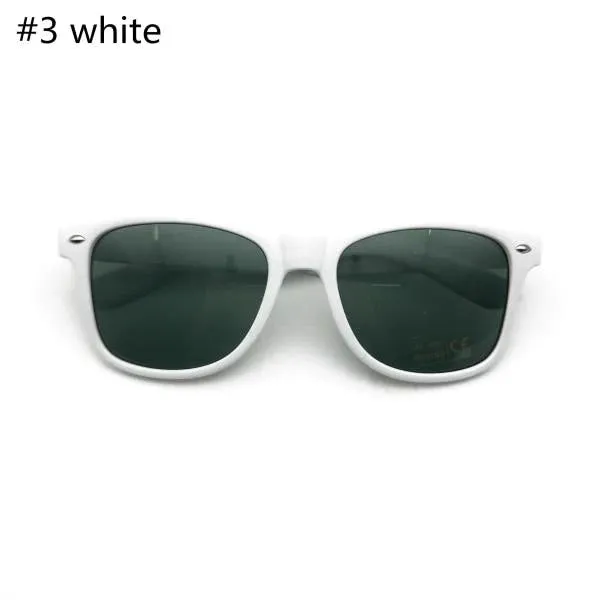 Bulk Customisable 48 Pack of Classic 80's Style Adult Sunglasses, UV400 Rated, with Spring Loaded Hinges, 20 Colours