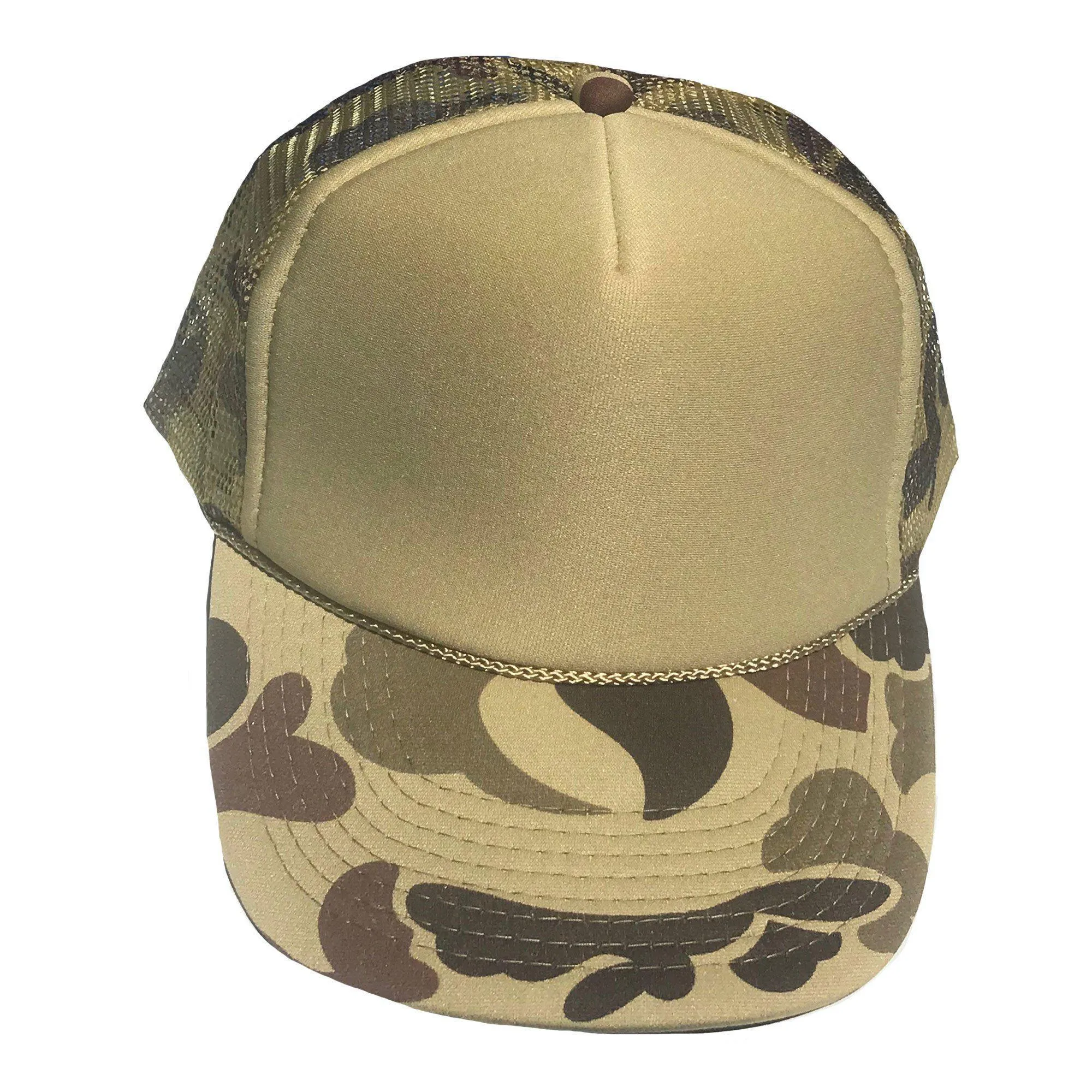 Camo Camouflage Hunting Fishing Trucker Baseball Foam Mesh Hats Caps