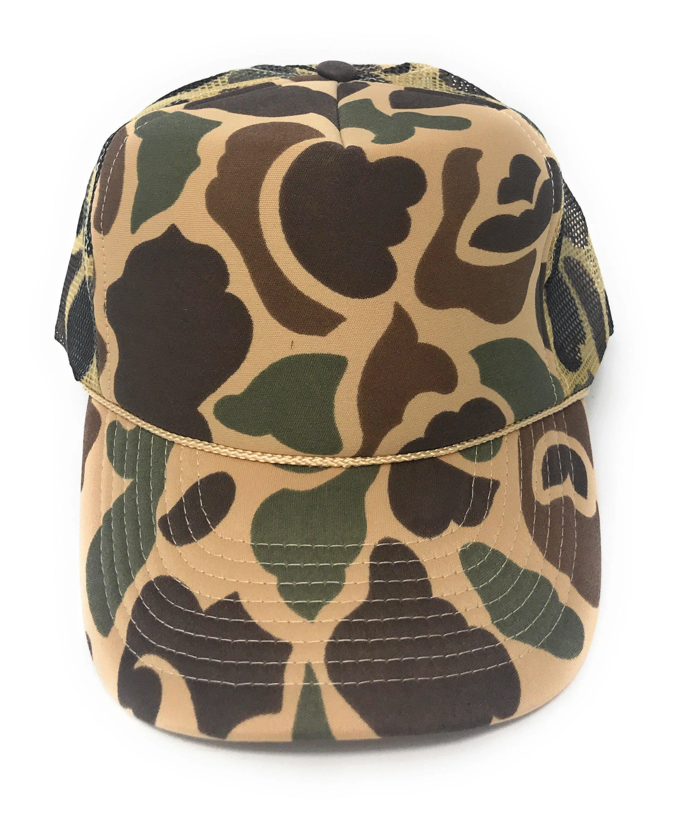 Camo Camouflage Hunting Fishing Trucker Baseball Foam Mesh Hats Caps