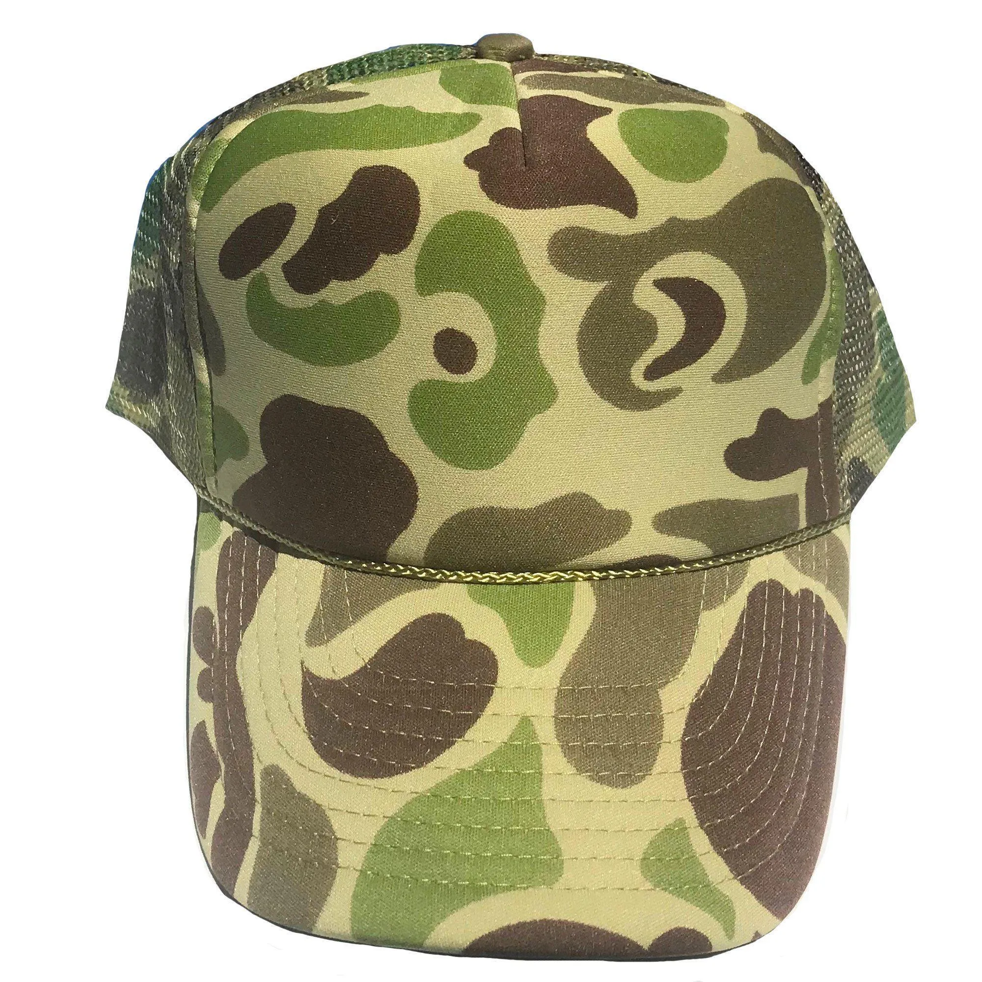 Camo Camouflage Hunting Fishing Trucker Baseball Foam Mesh Hats Caps