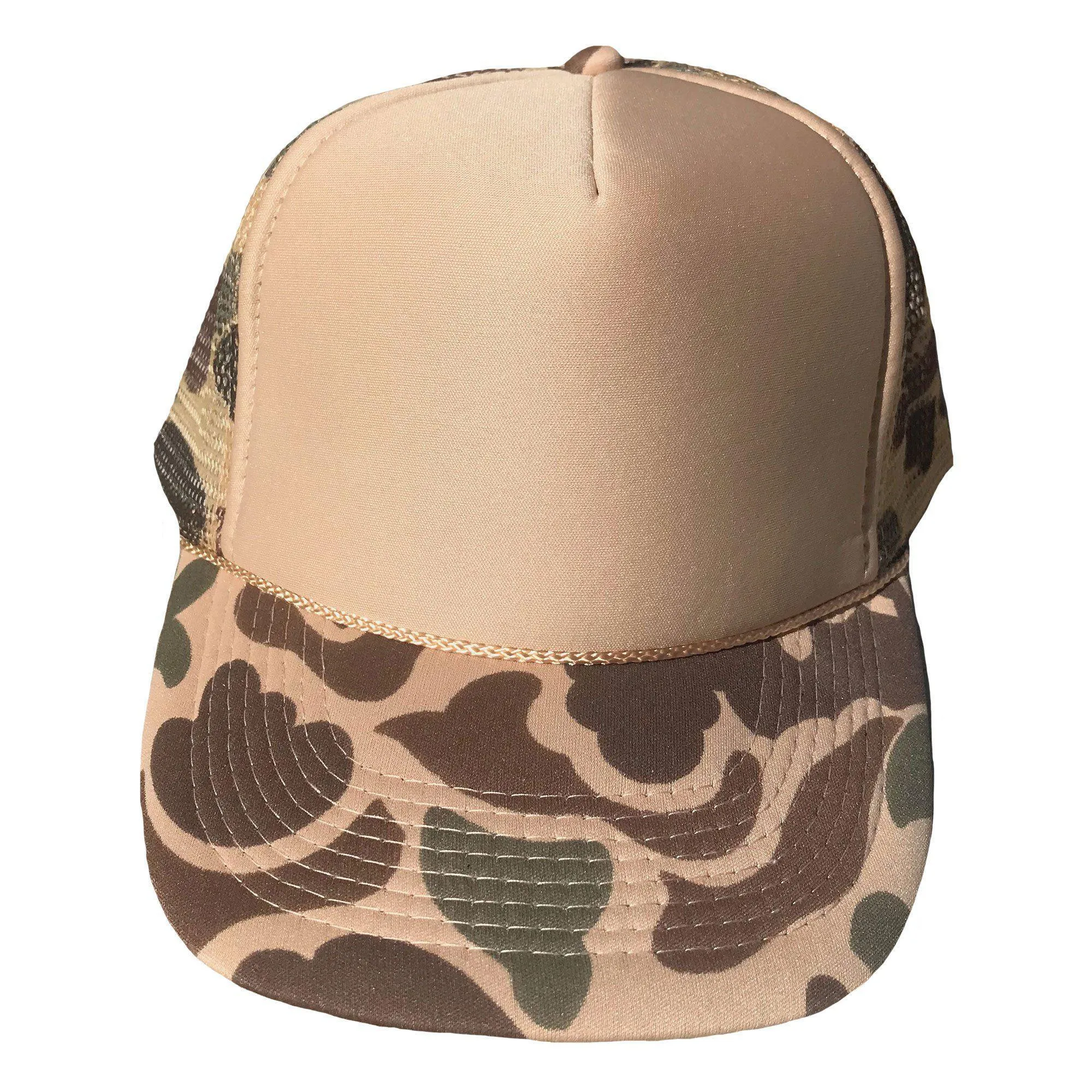 Camo Camouflage Hunting Fishing Trucker Baseball Foam Mesh Hats Caps