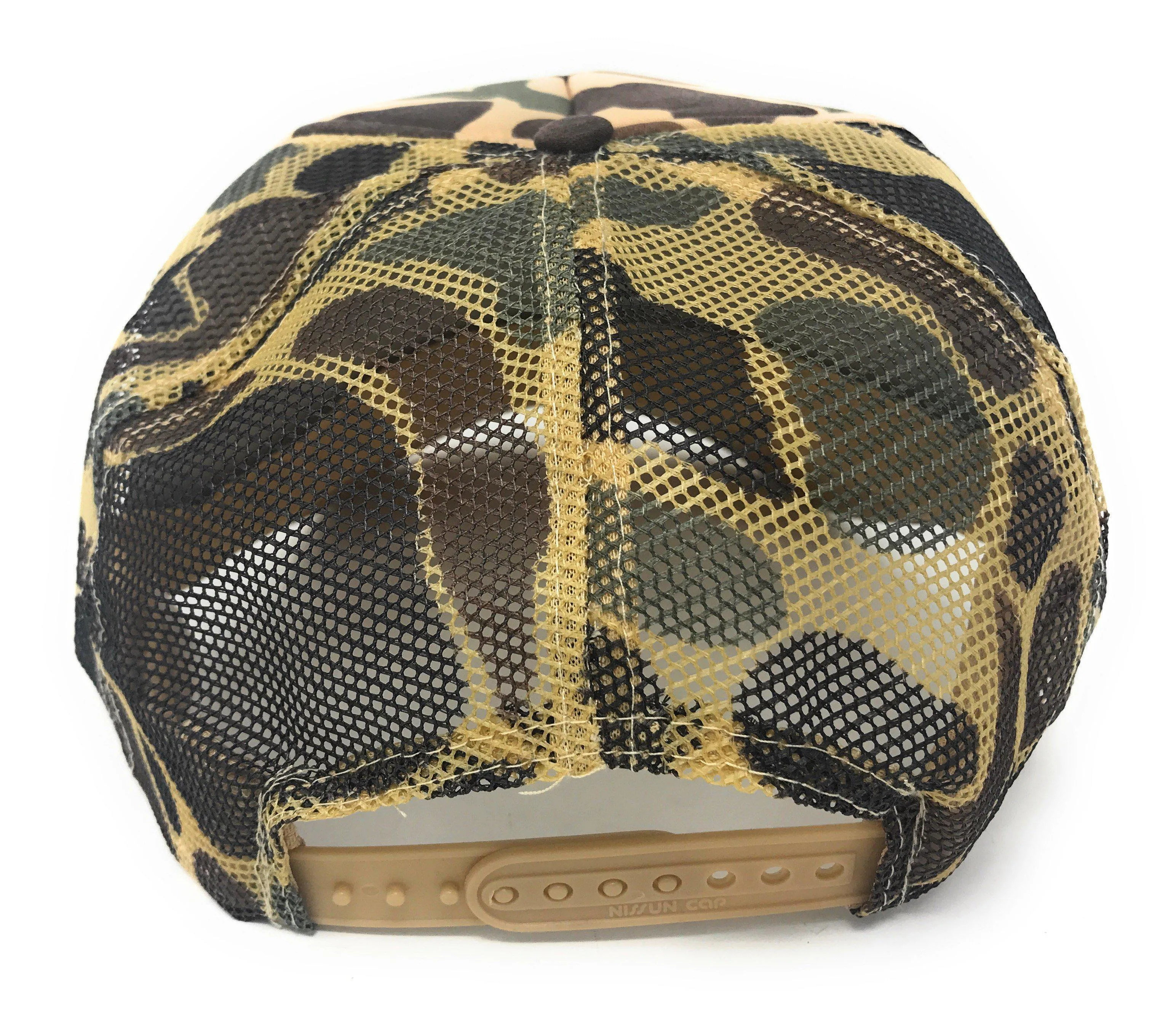 Camo Camouflage Hunting Fishing Trucker Baseball Foam Mesh Hats Caps