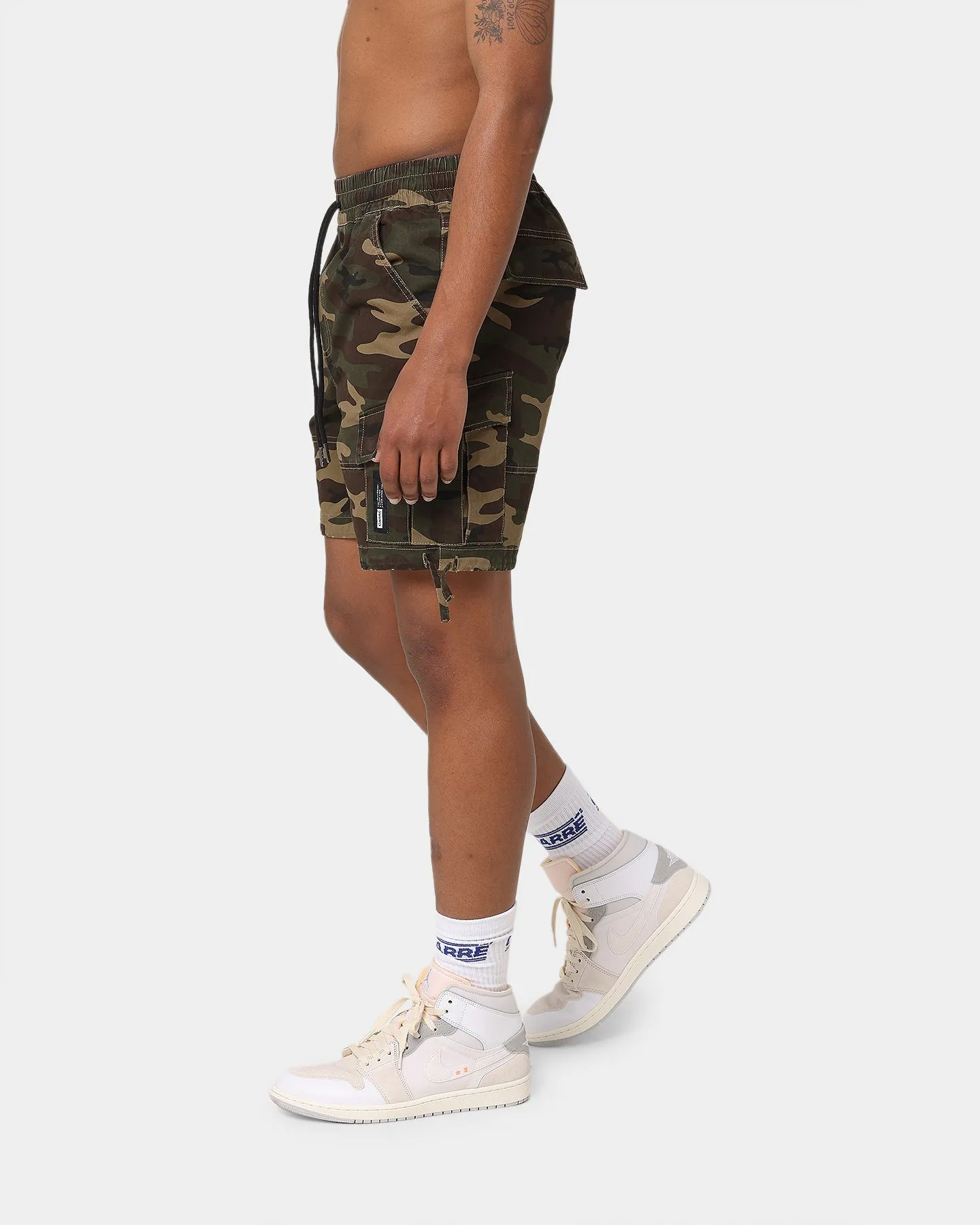 Carré Utility Cargo Shorts Camo