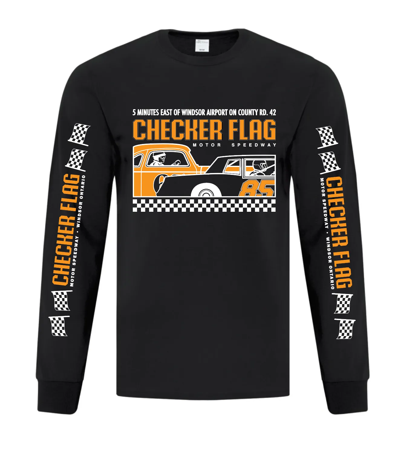 Checker Flag Long Sleeve Shirt