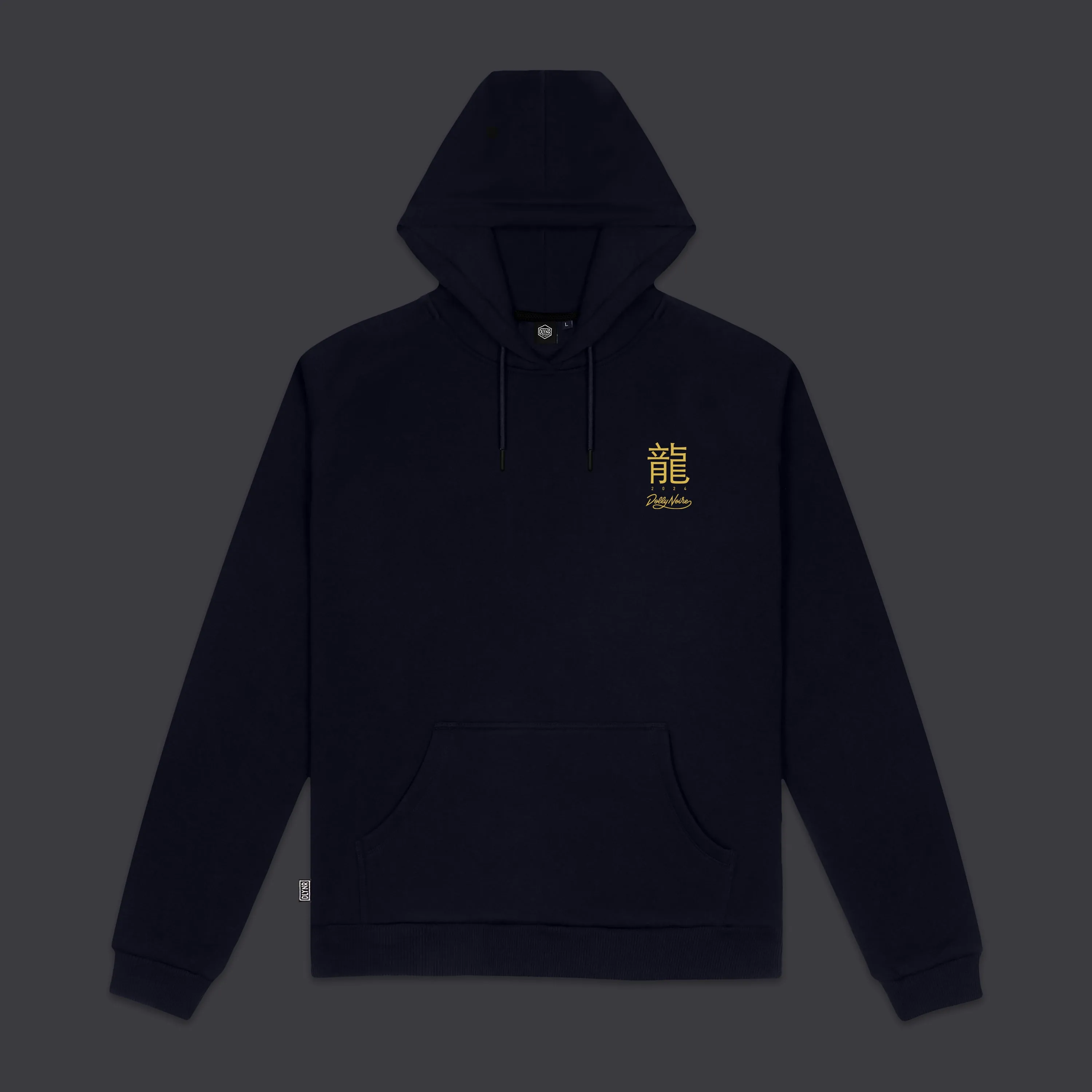 Chinese Dragon Hoodie Navy