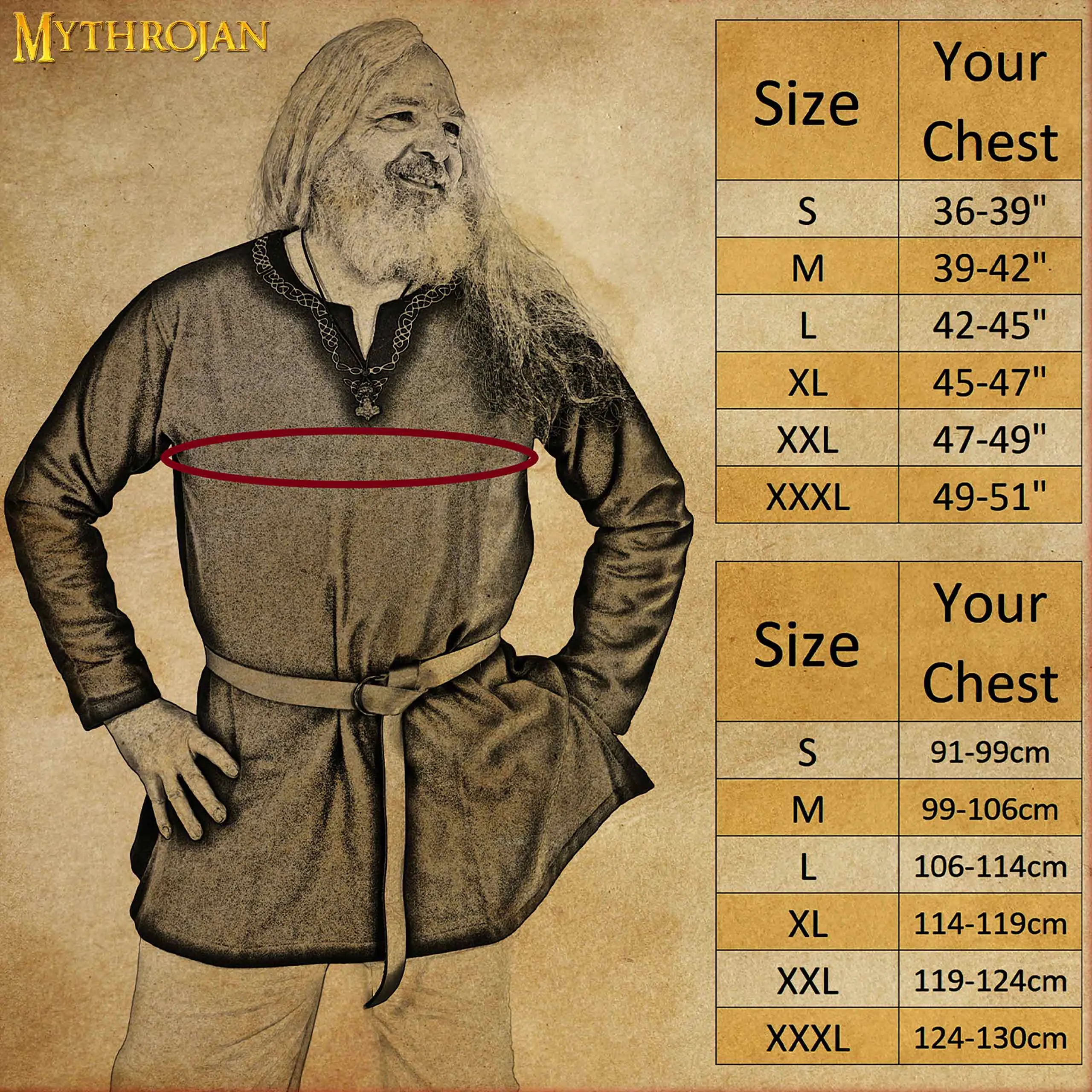 Classic Dark Age & Early Medieval Tunic : LARP, SCA & Medieval Events - Brown