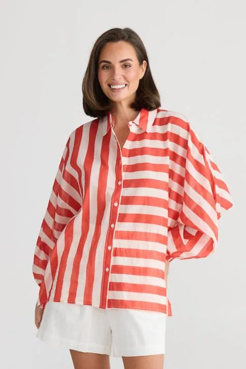 Cliffside Shirt, Noel Stripe