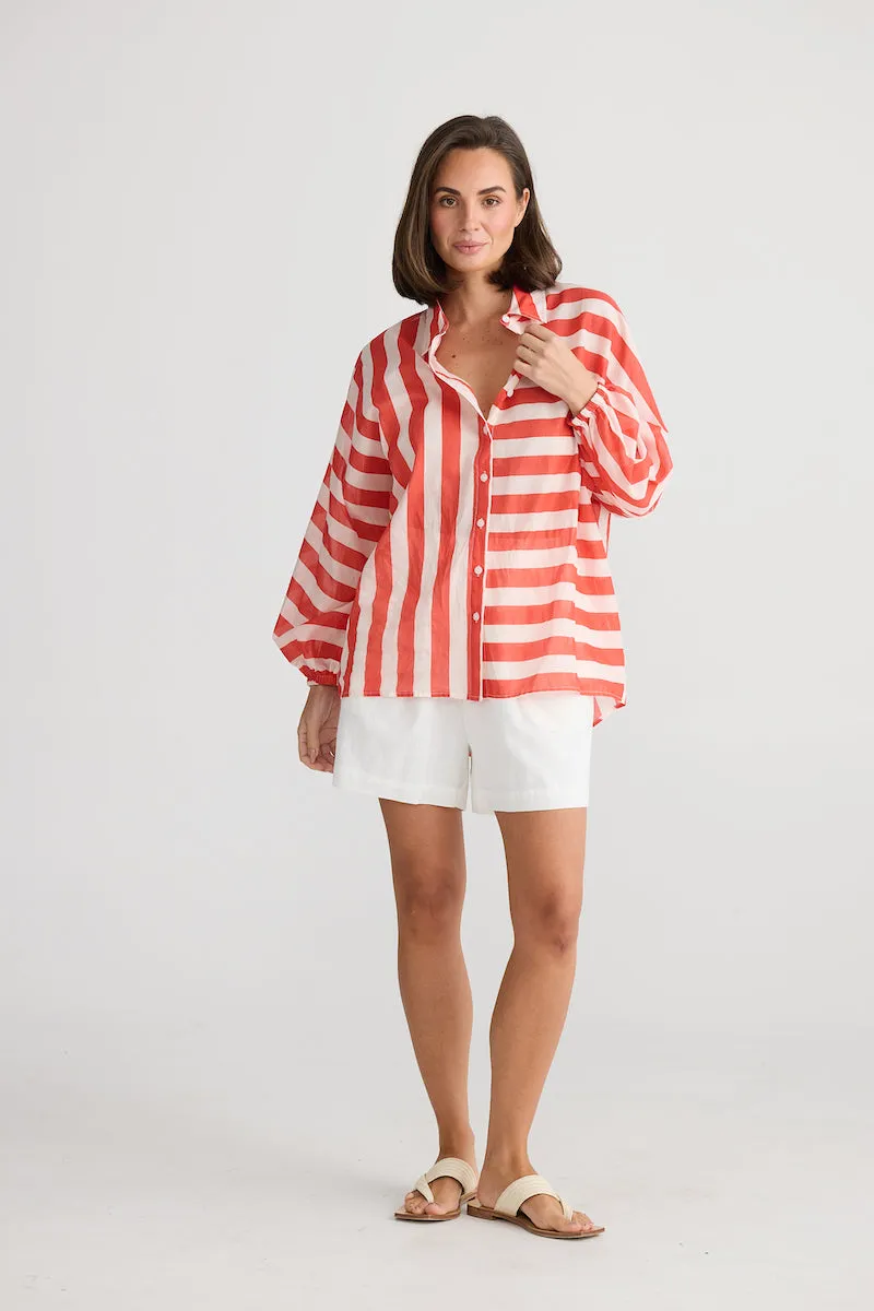 Cliffside Shirt, Noel Stripe