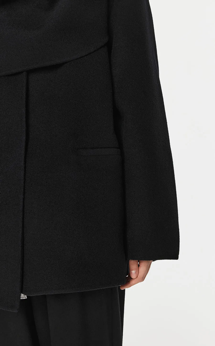 Coat / JNBY Oversize Wool-blend Cape Coat